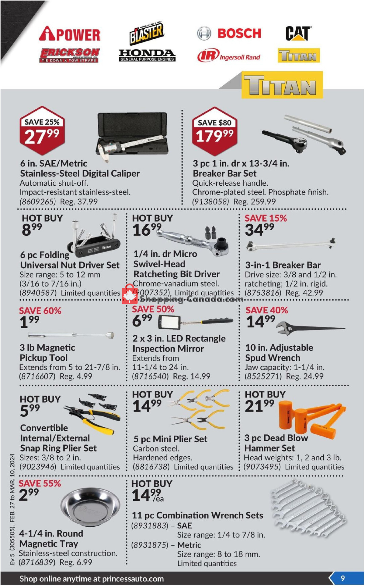 Princess Auto flyer from Tuesday February 27, 2024 to Sunday March 10, 2024 - page 14