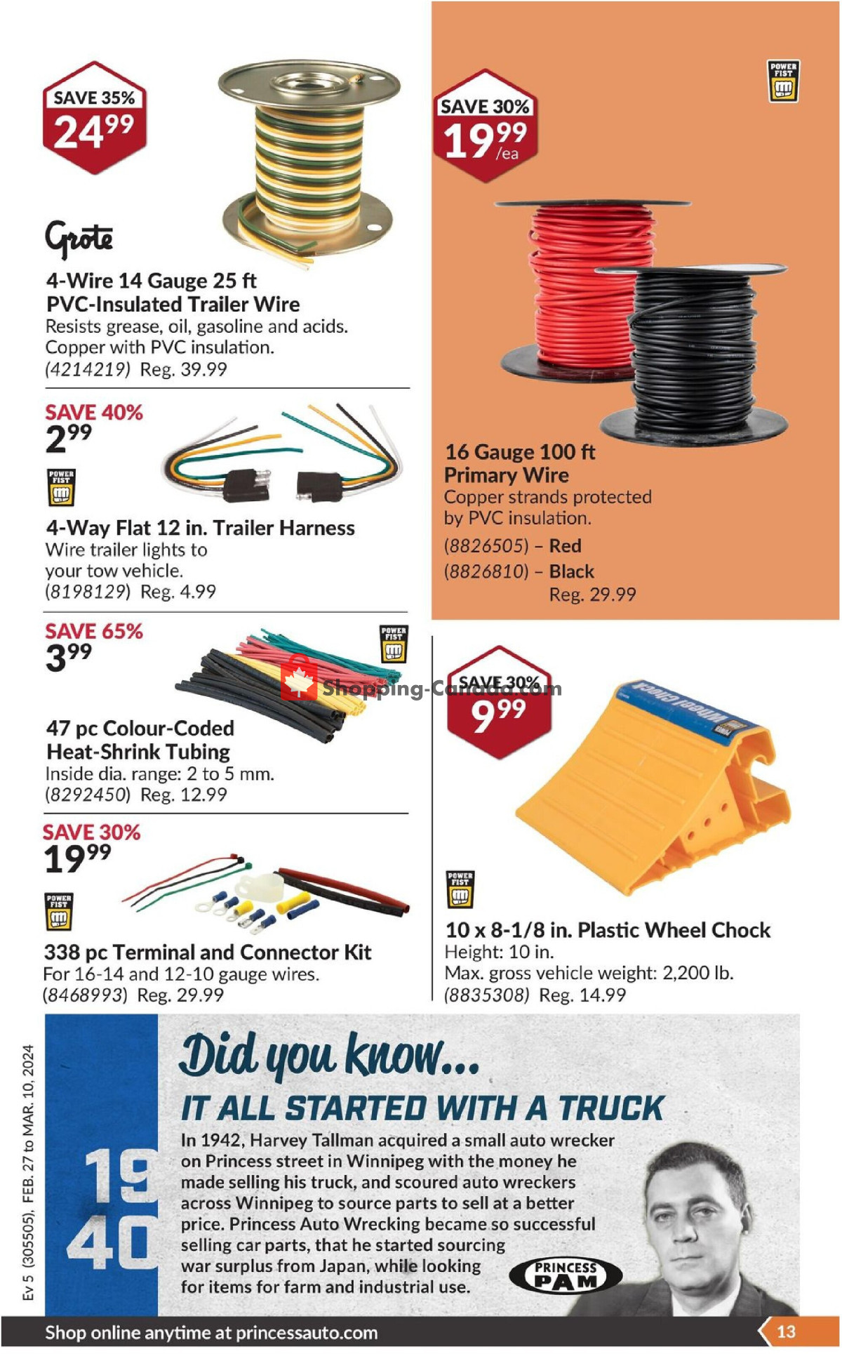 Princess Auto flyer from Tuesday February 27, 2024 to Sunday March 10, 2024 - page 18