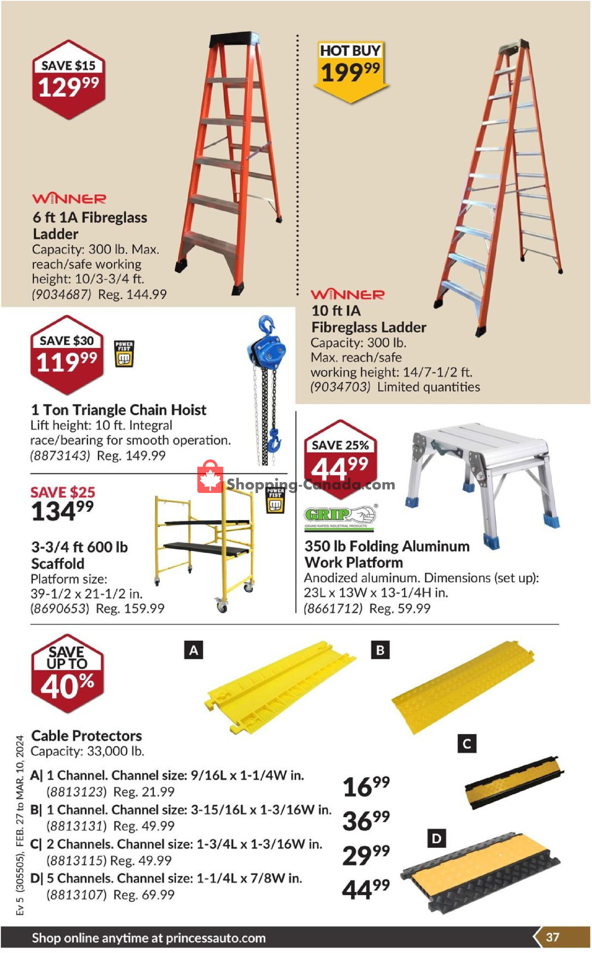Princess Auto flyer from Tuesday February 27, 2024 to Sunday March 10, 2024 - page 42