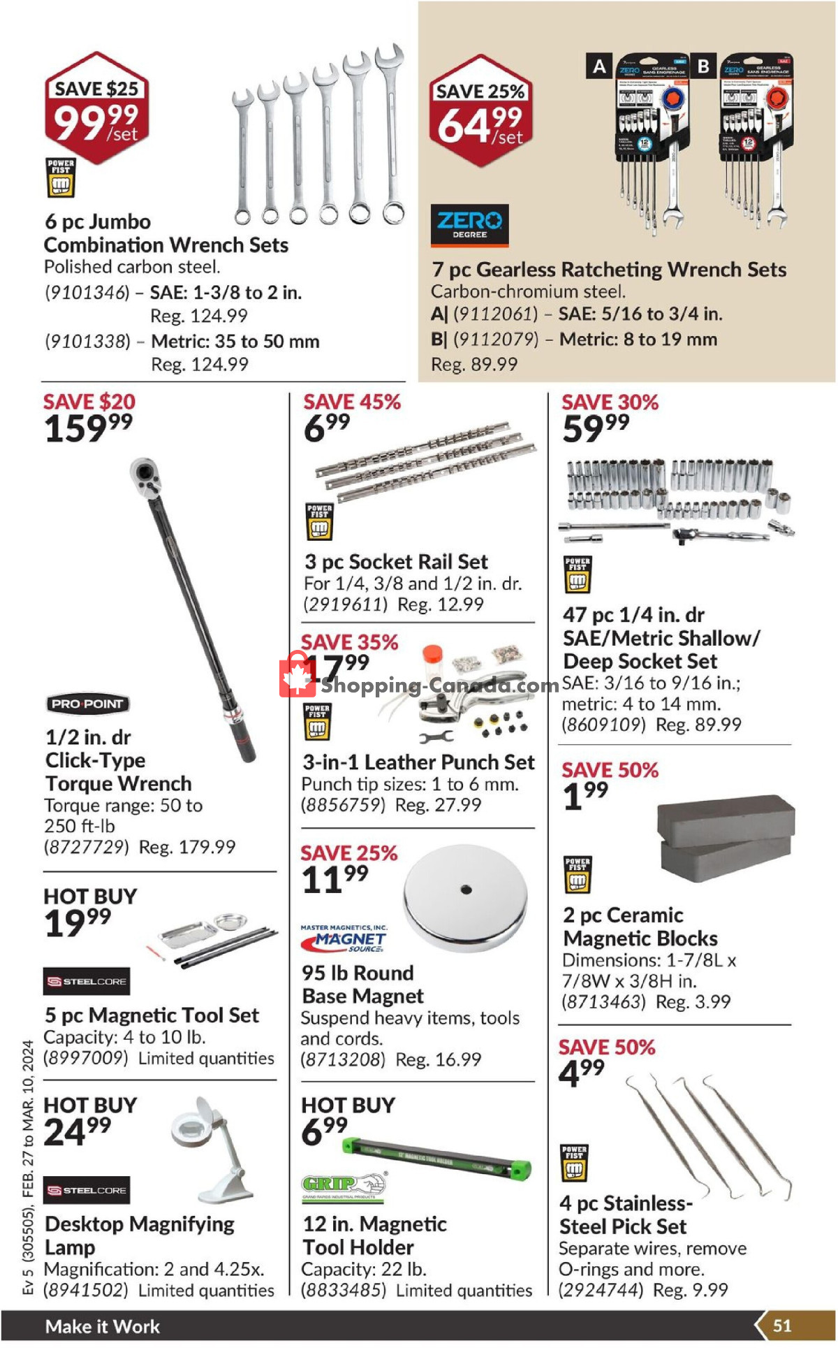 Princess Auto flyer from Tuesday February 27, 2024 to Sunday March 10, 2024 - page 56