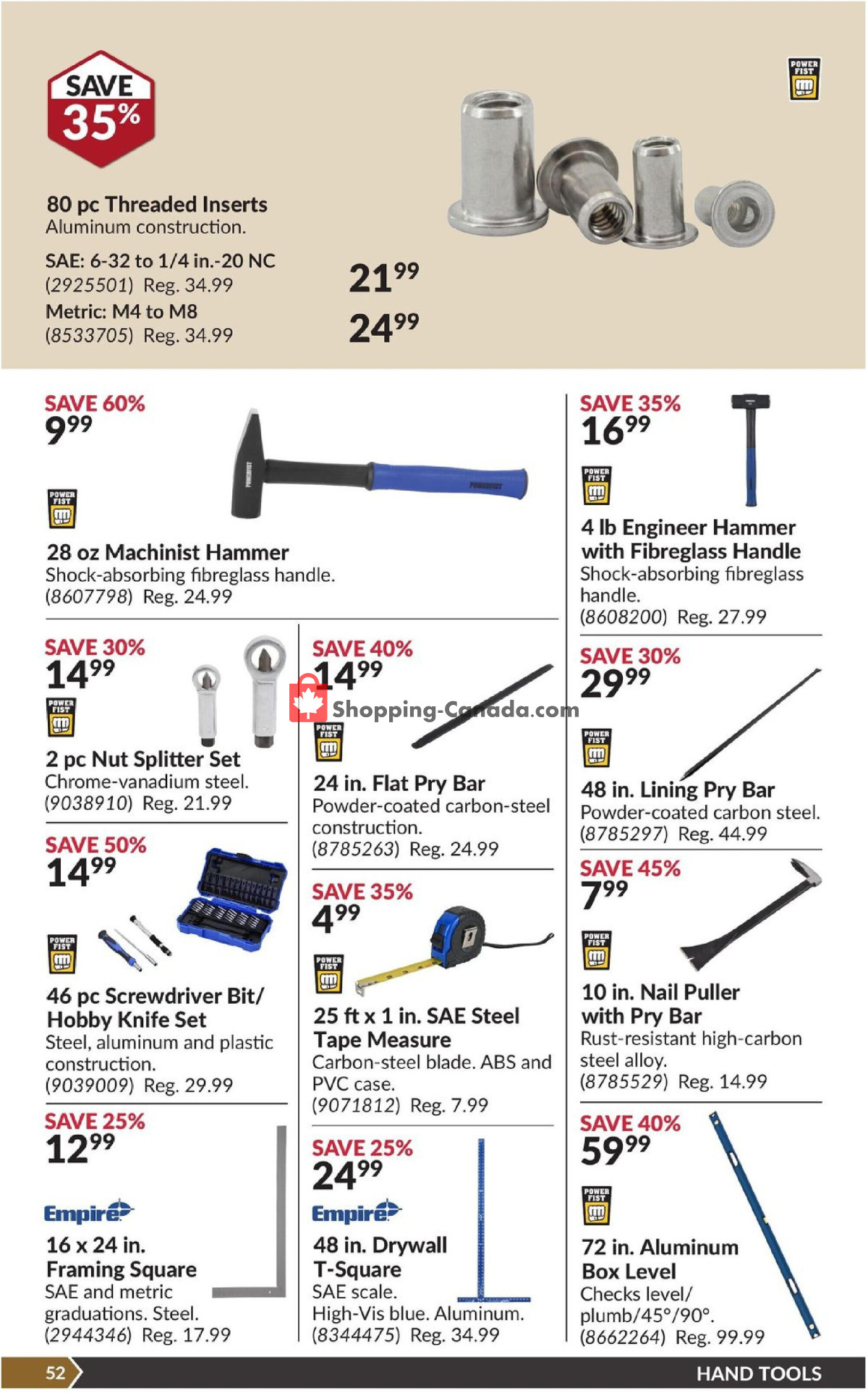 Princess Auto flyer from Tuesday February 27, 2024 to Sunday March 10, 2024 - page 57