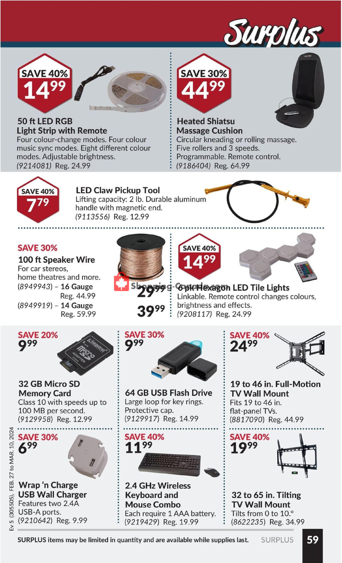 Princess Auto flyer from Tuesday February 27, 2024 to Sunday March 10, 2024 - page 64