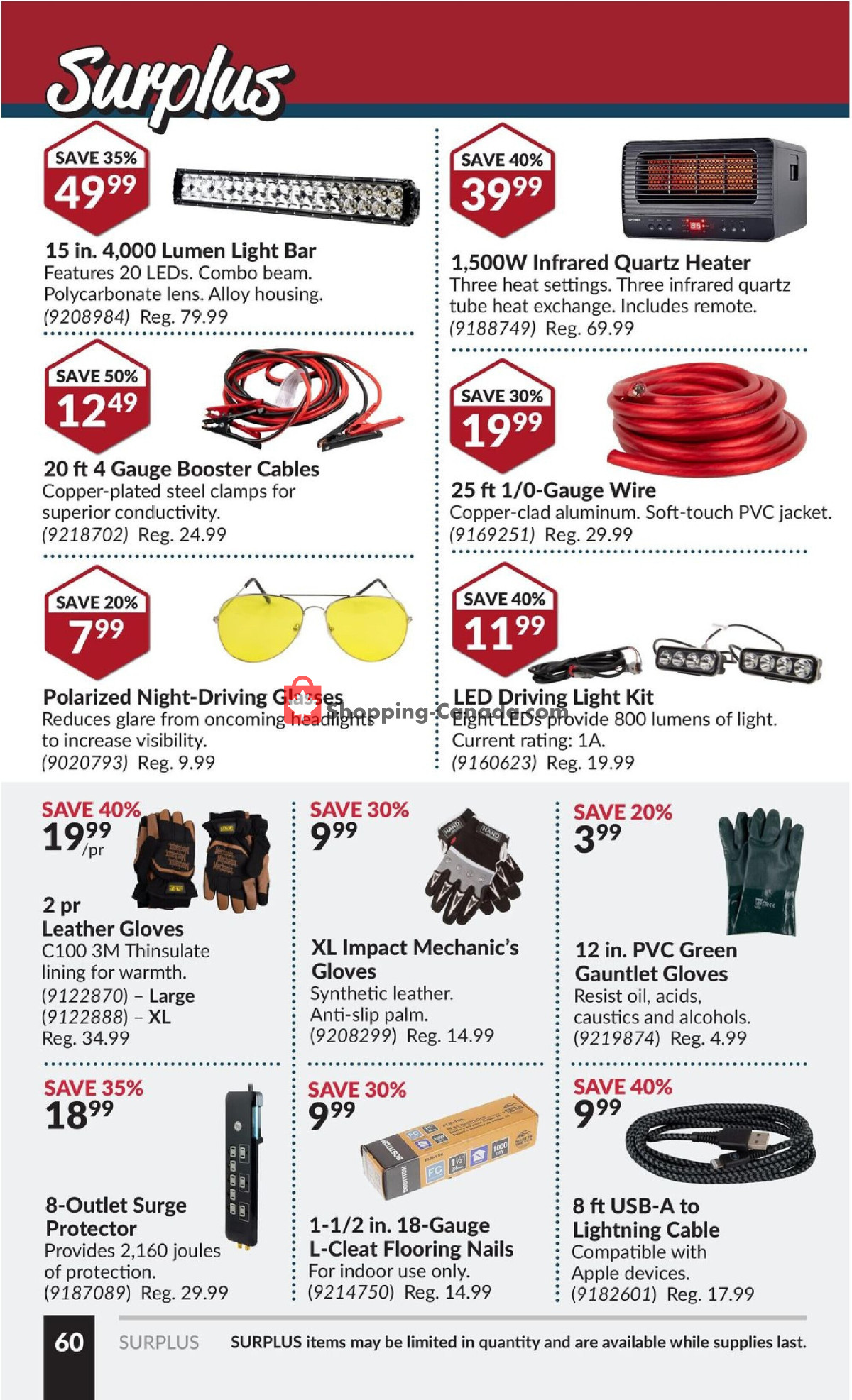 Princess Auto flyer from Tuesday February 27, 2024 to Sunday March 10, 2024 - page 65