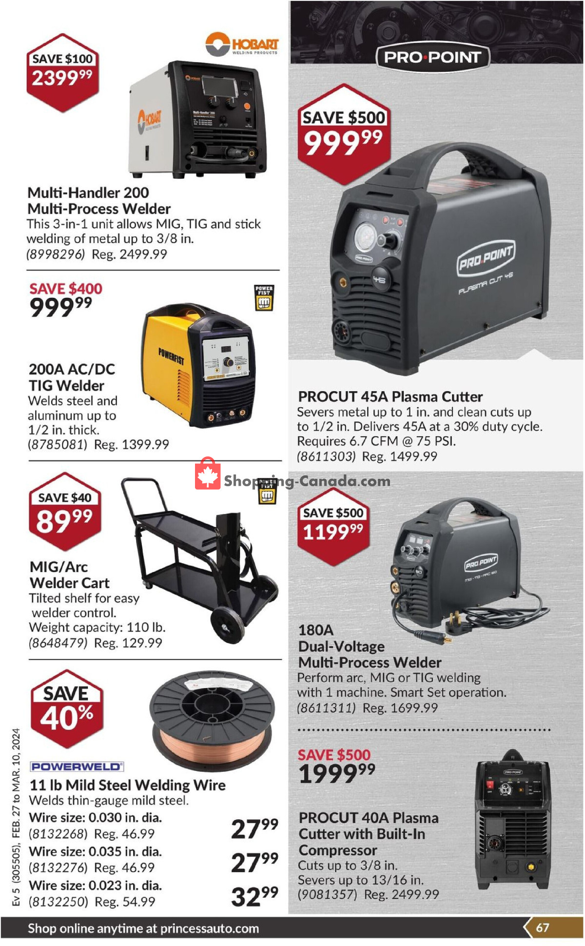 Princess Auto flyer from Tuesday February 27, 2024 to Sunday March 10, 2024 - page 72