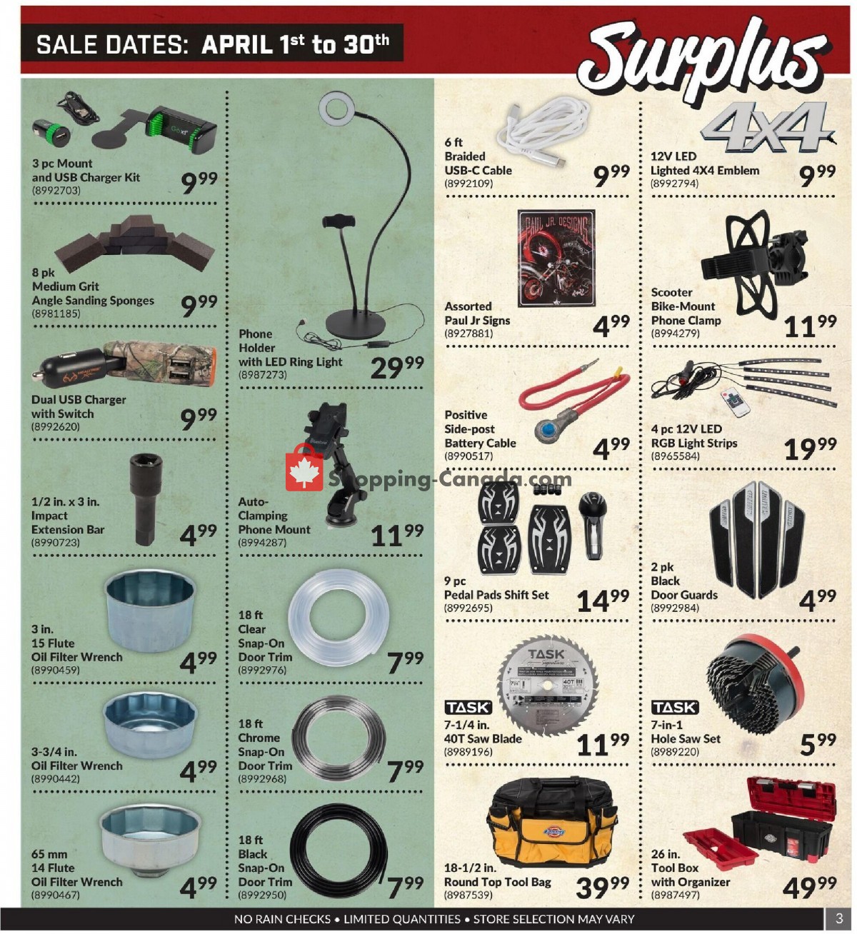 Princess Auto flyer from Thursday April 1, 2021 to Friday April 30, 2021 - page 3