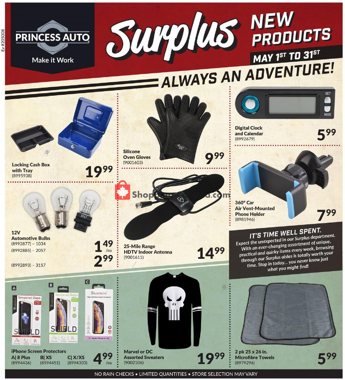 Princess Auto flyer from Saturday May 1, 2021 to Monday May 31, 2021 - page 1