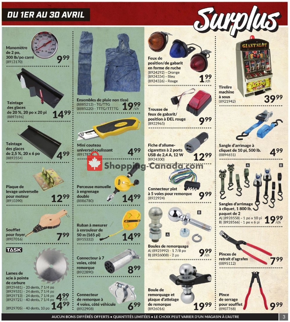 Princess Auto flyer from Wednesday April 1, 2020 to Thursday April 30, 2020 - page 3