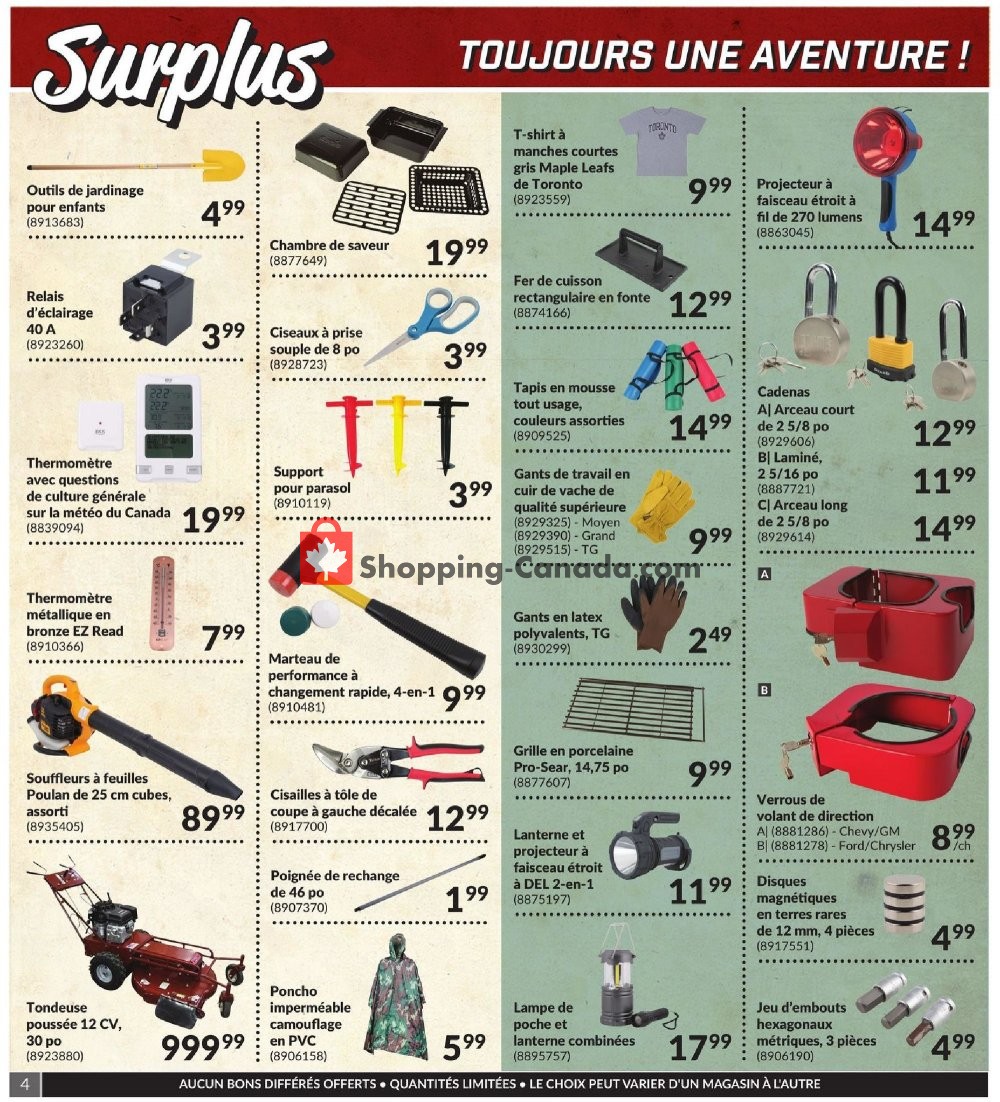 Princess Auto flyer from Wednesday April 1, 2020 to Thursday April 30, 2020 - page 4