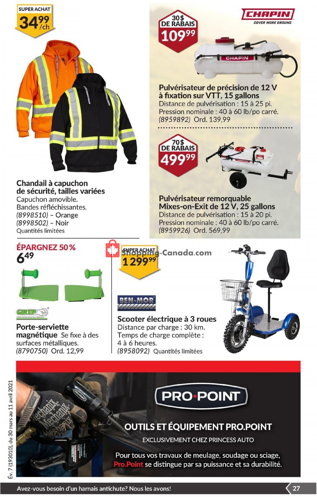 Princess Auto flyer from Tuesday March 30, 2021 to Sunday April 11, 2021 - page 32