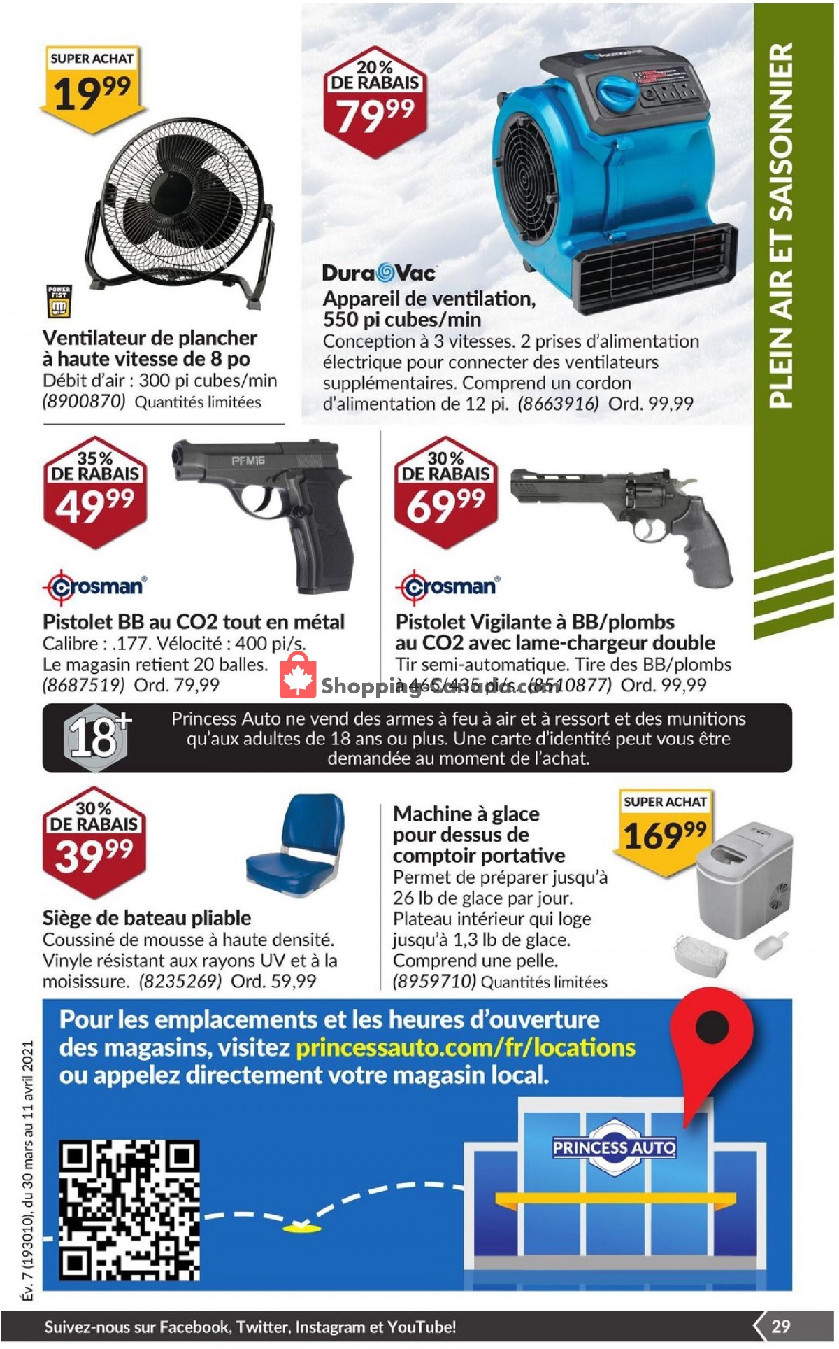 Princess Auto flyer from Tuesday March 30, 2021 to Sunday April 11, 2021 - page 34
