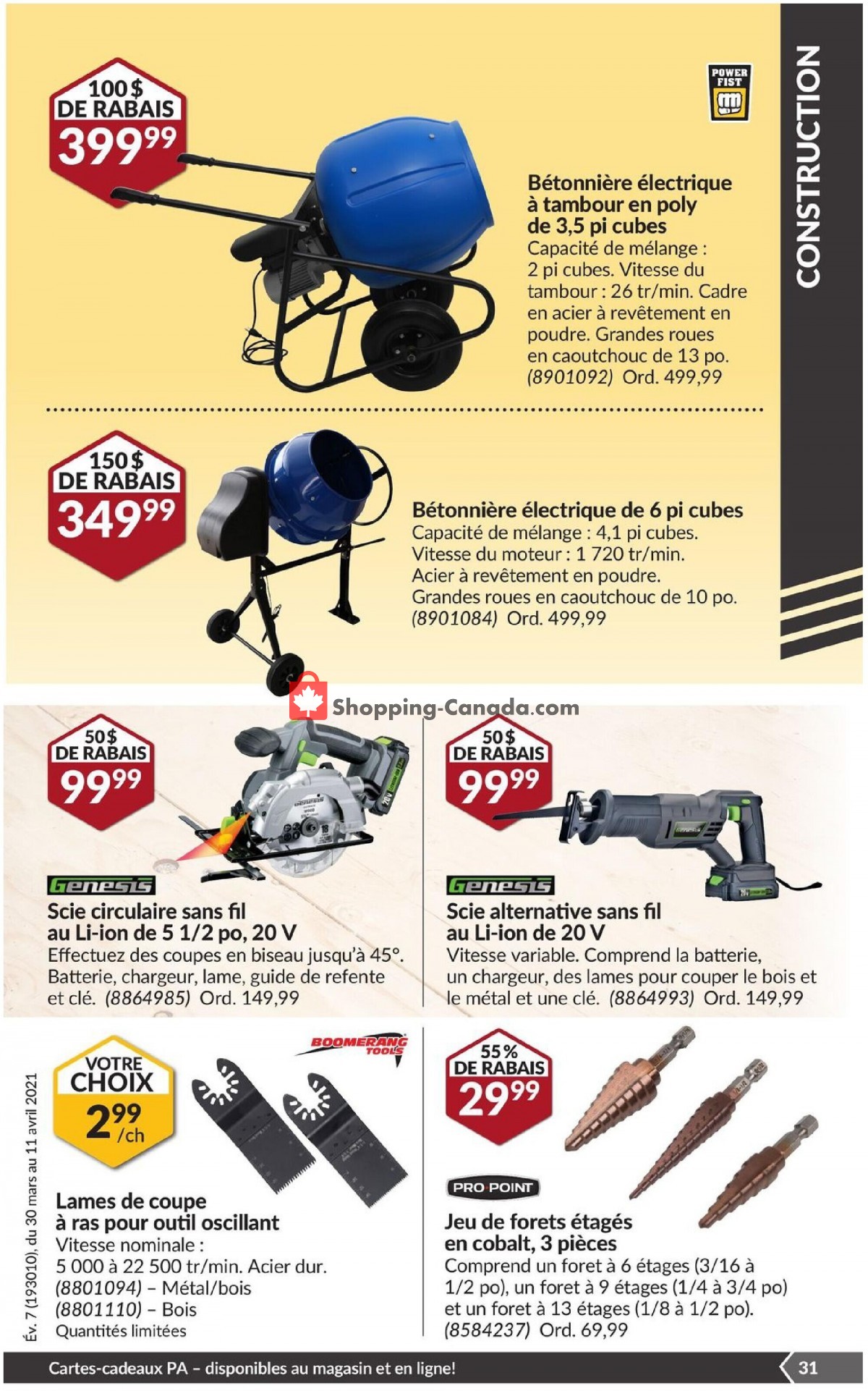 Princess Auto flyer from Tuesday March 30, 2021 to Sunday April 11, 2021 - page 36