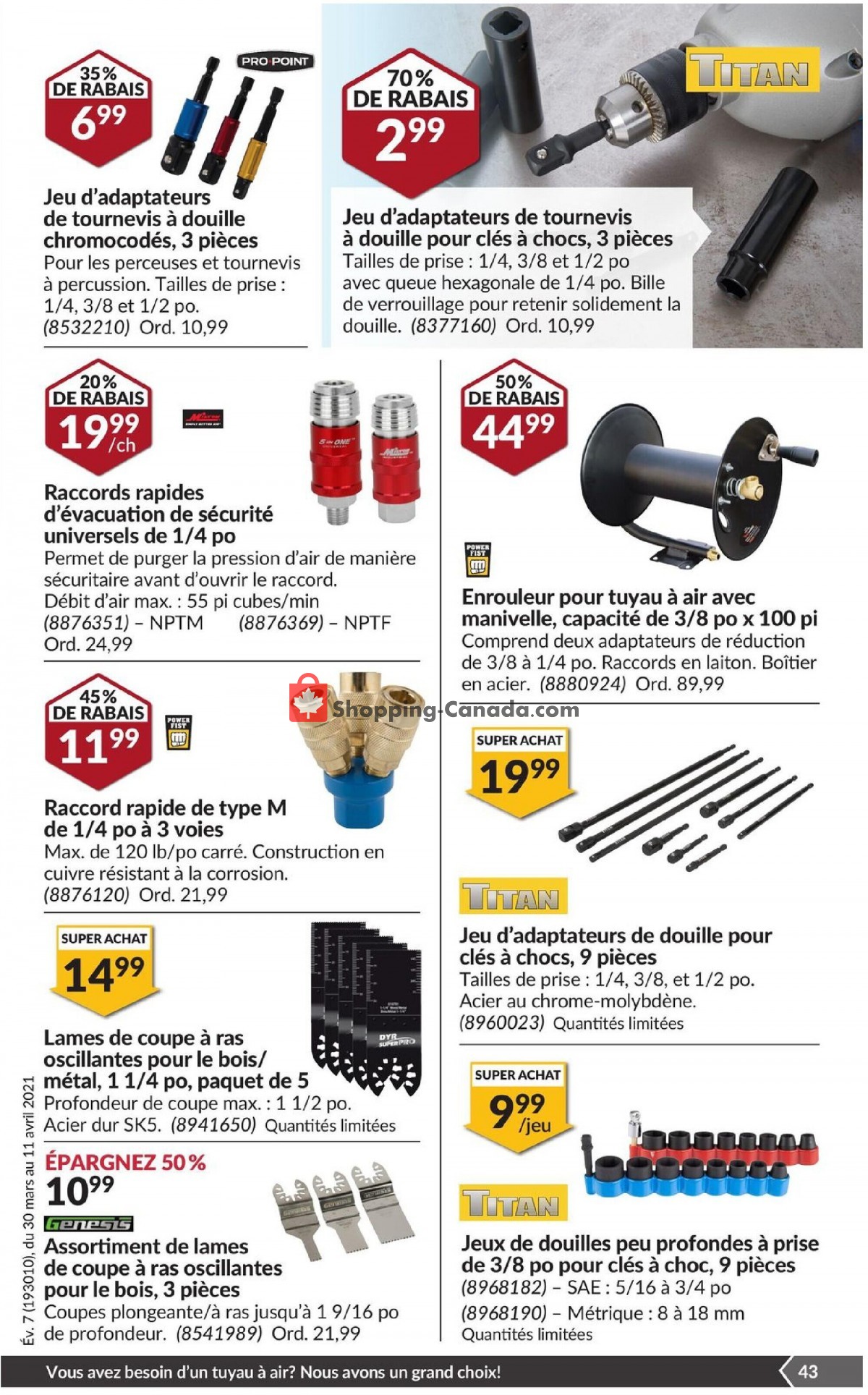 Princess Auto flyer from Tuesday March 30, 2021 to Sunday April 11, 2021 - page 48