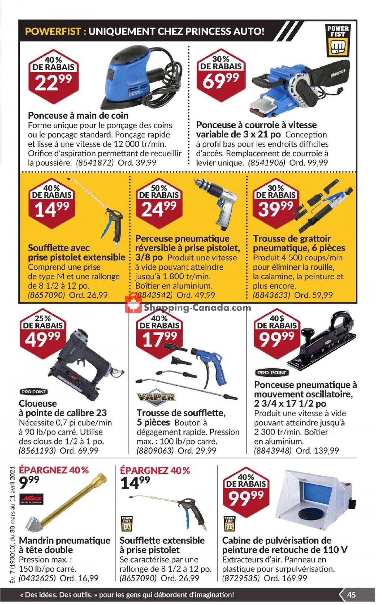 Princess Auto flyer from Tuesday March 30, 2021 to Sunday April 11, 2021 - page 50