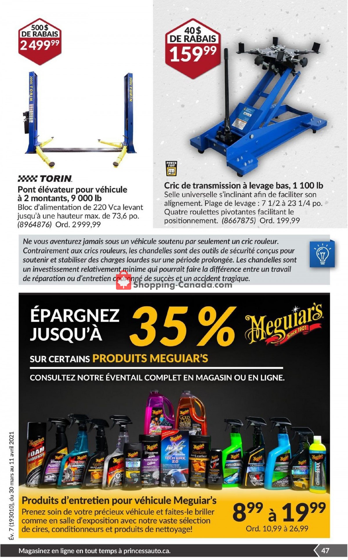 Princess Auto flyer from Tuesday March 30, 2021 to Sunday April 11, 2021 - page 52