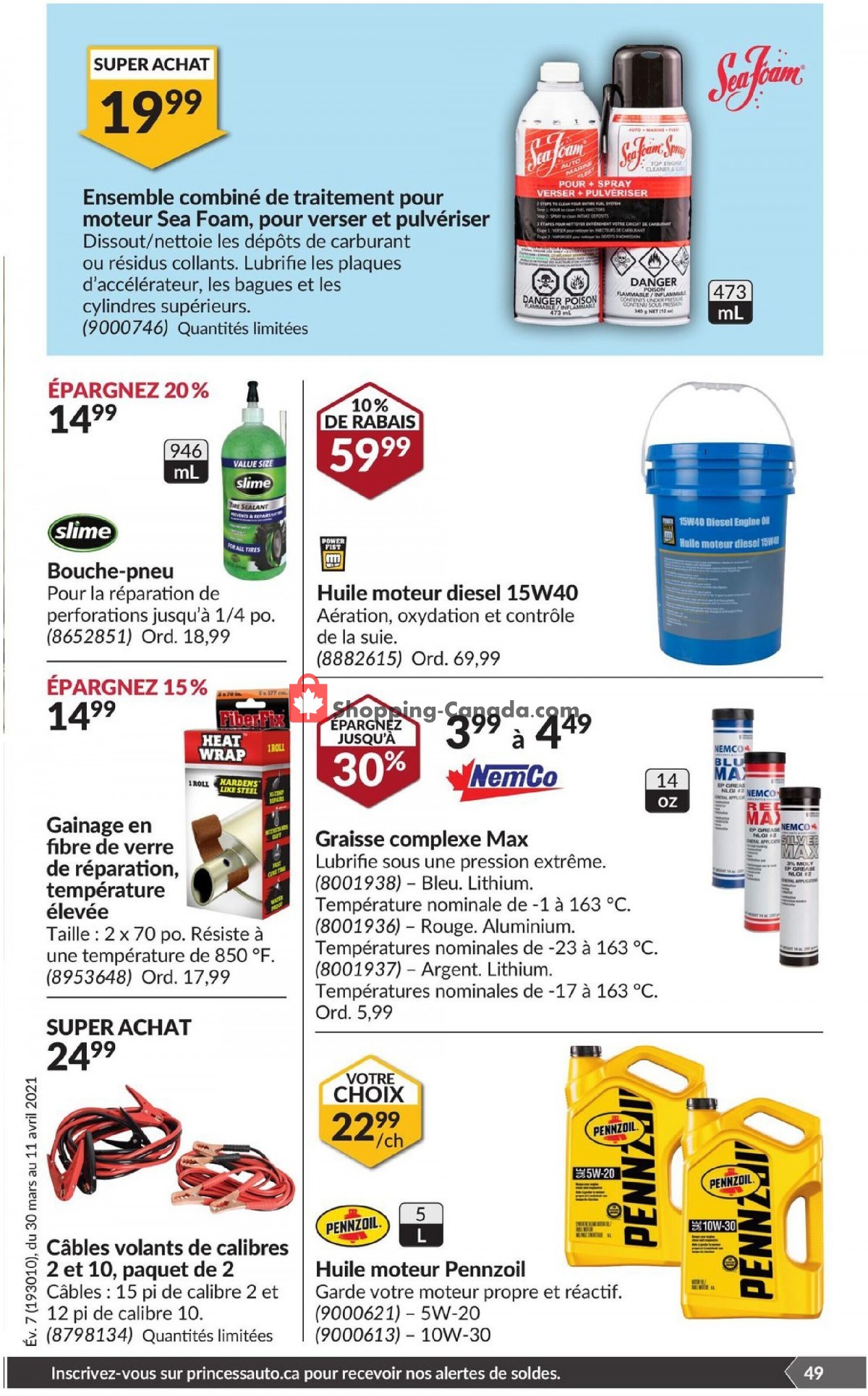 Princess Auto flyer from Tuesday March 30, 2021 to Sunday April 11, 2021 - page 54