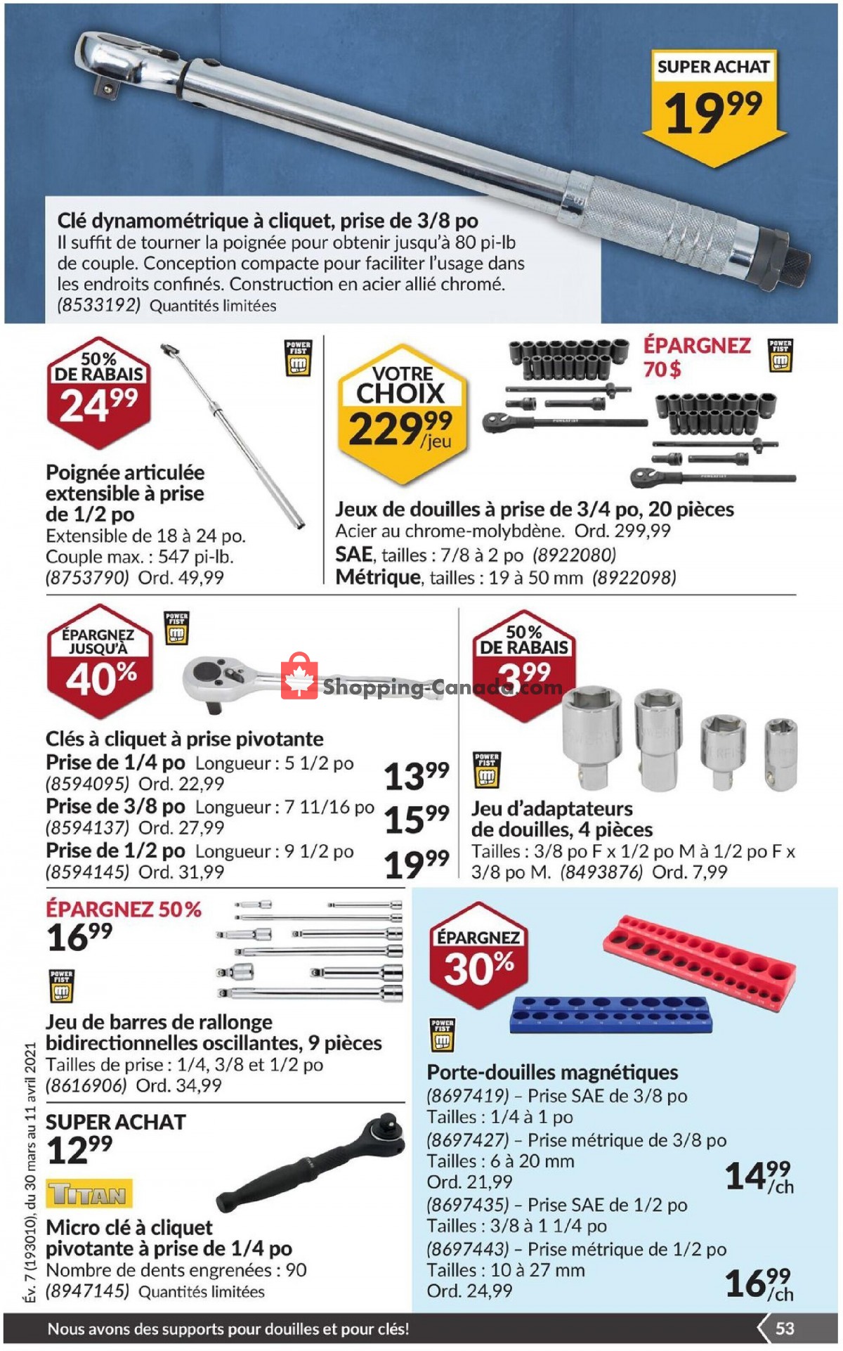 Princess Auto flyer from Tuesday March 30, 2021 to Sunday April 11, 2021 - page 58