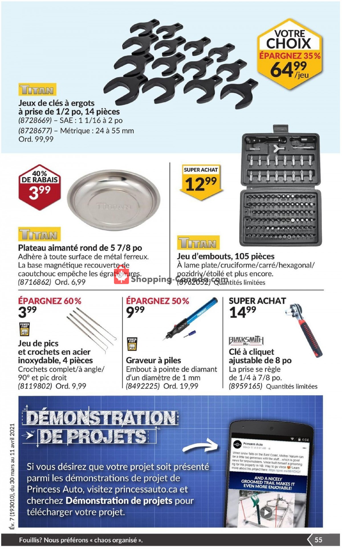 Princess Auto flyer from Tuesday March 30, 2021 to Sunday April 11, 2021 - page 60