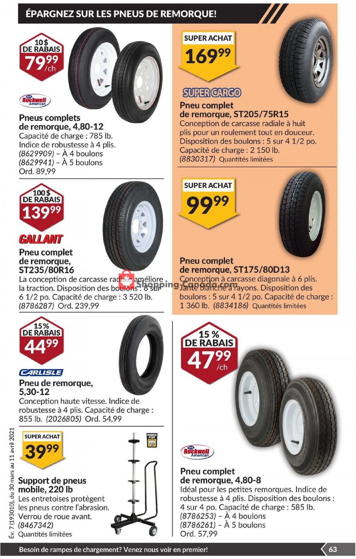 Princess Auto flyer from Tuesday March 30, 2021 to Sunday April 11, 2021 - page 68