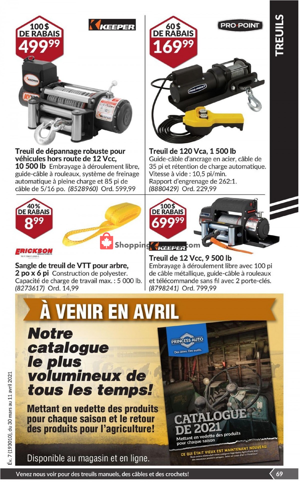 Princess Auto flyer from Tuesday March 30, 2021 to Sunday April 11, 2021 - page 74