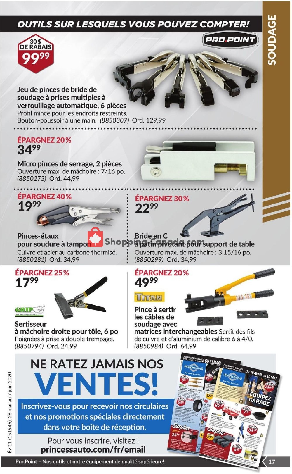 Princess Auto flyer from Sunday April 26, 2020 to Sunday June 7, 2020 - page 24