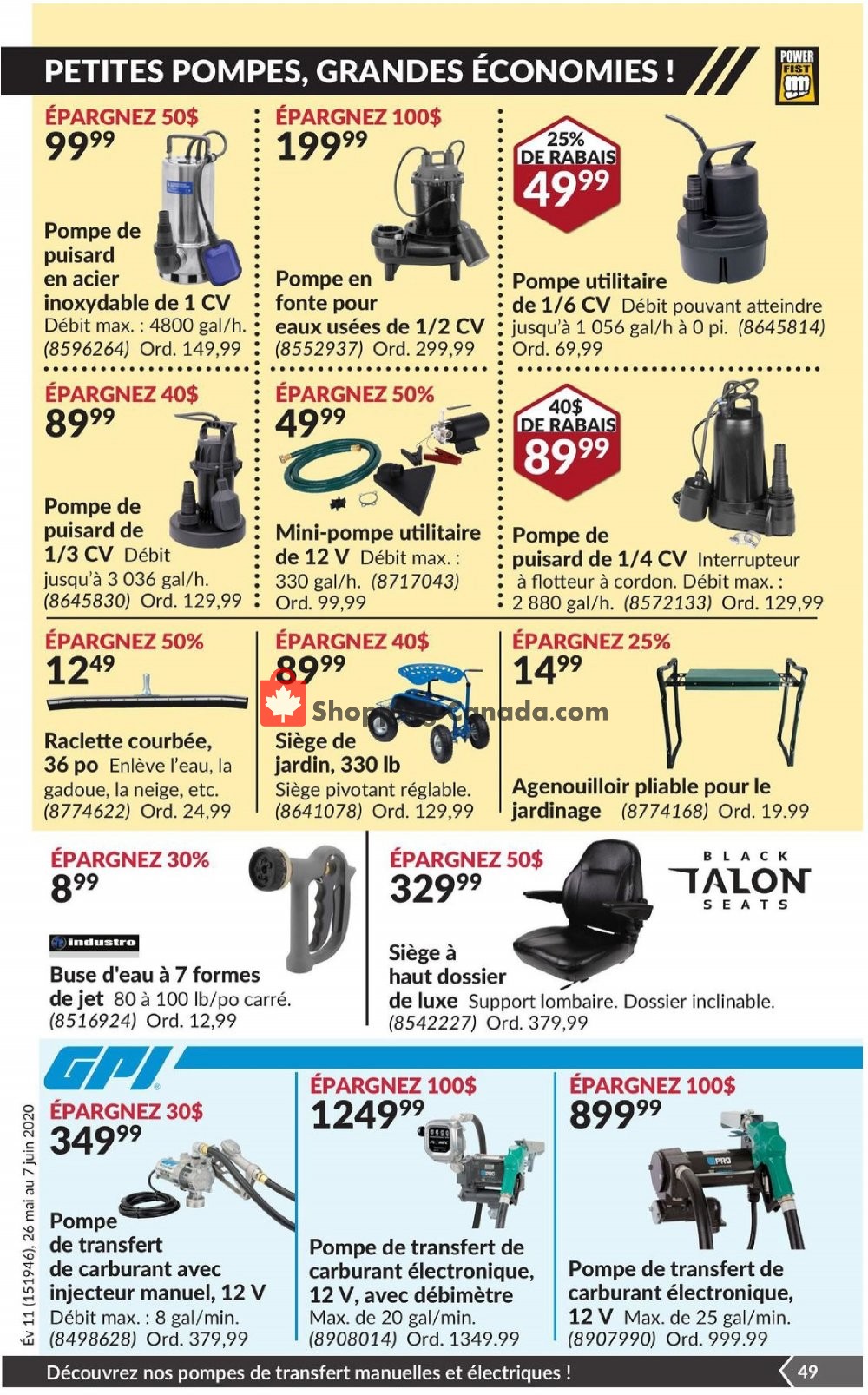 Princess Auto flyer from Sunday April 26, 2020 to Sunday June 7, 2020 - page 57