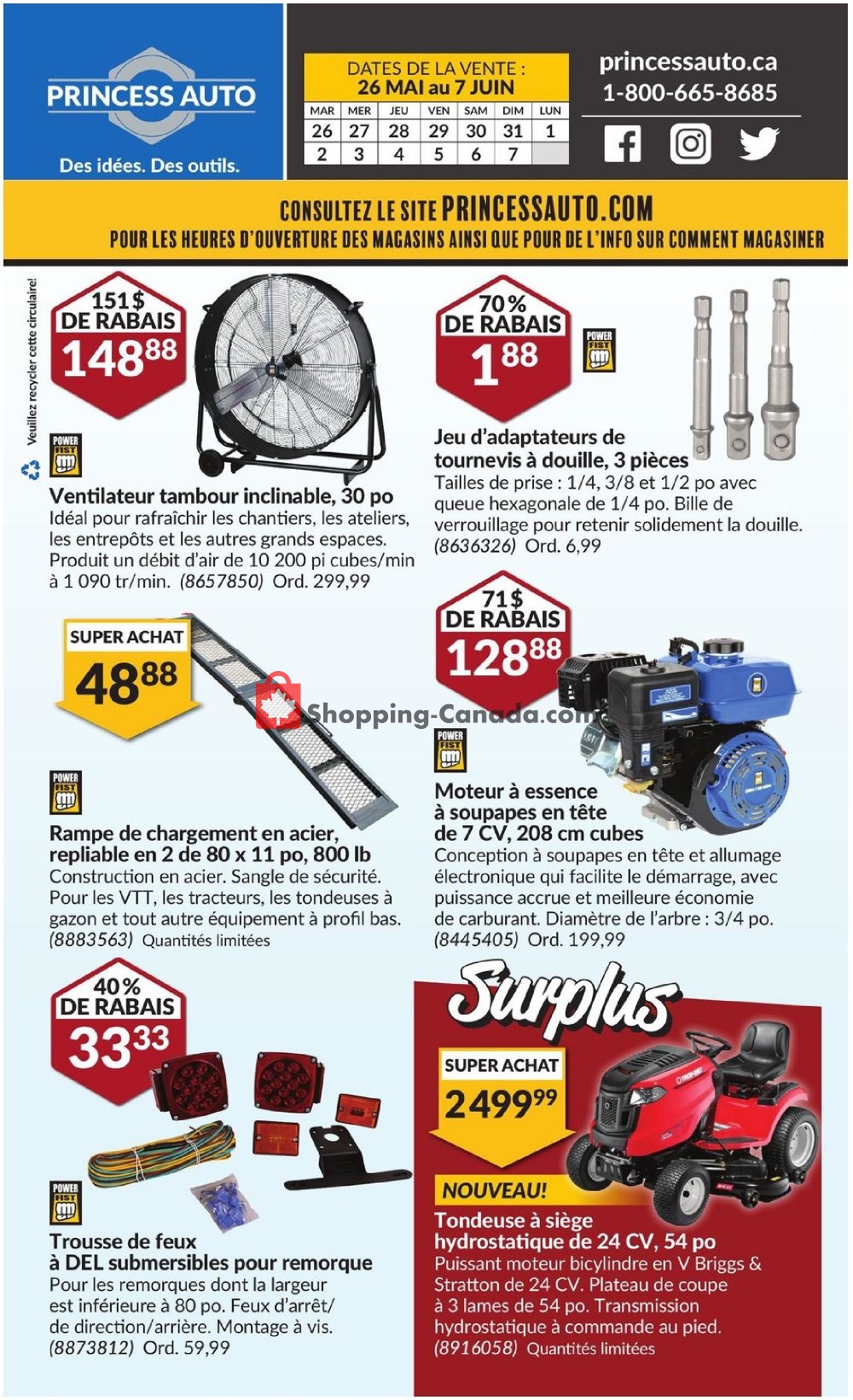 Princess Auto flyer from Sunday April 26, 2020 to Sunday June 7, 2020 - page 64