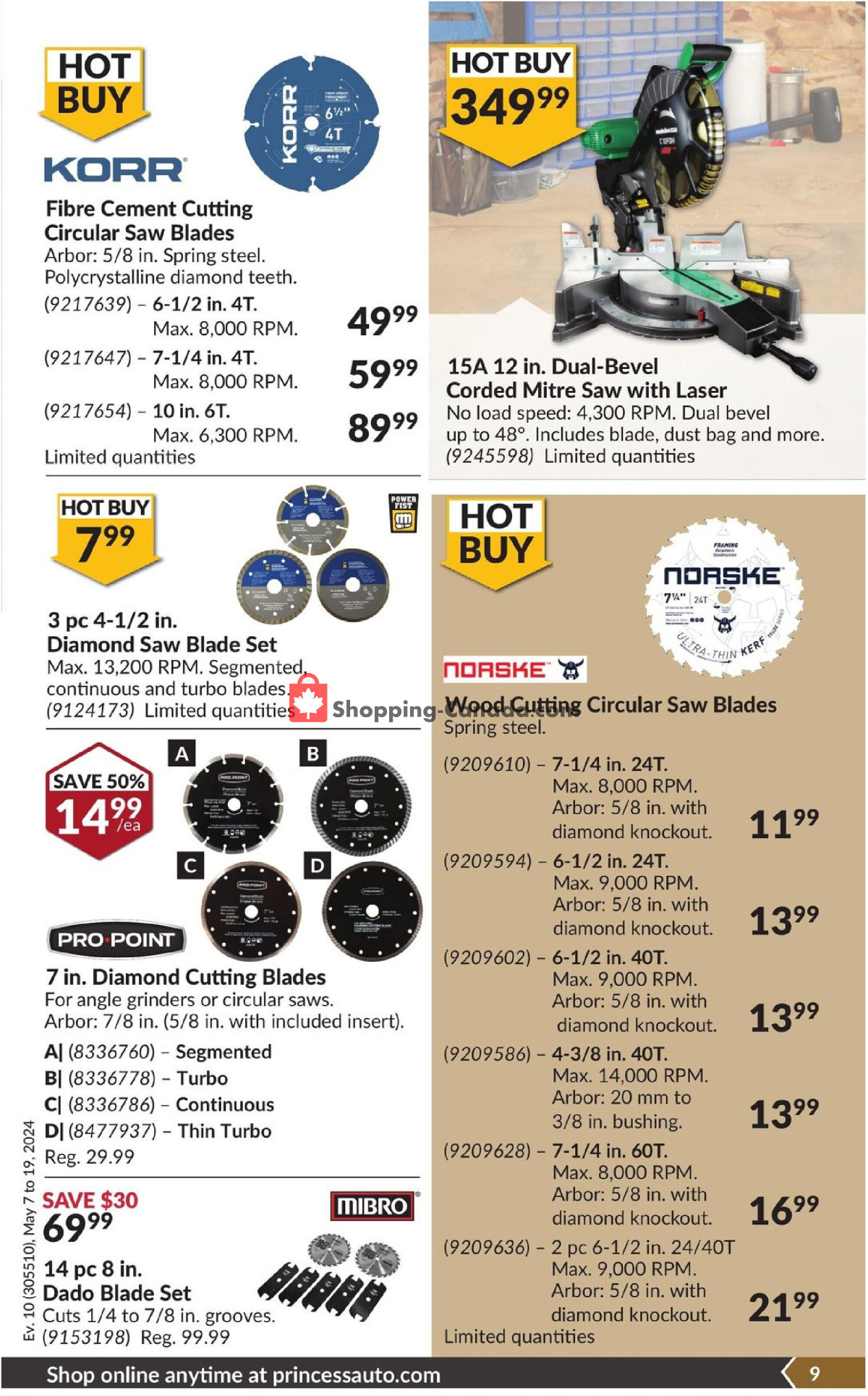 Princess Auto flyer from Tuesday May 7, 2024 to Sunday May 19, 2024 - page 14