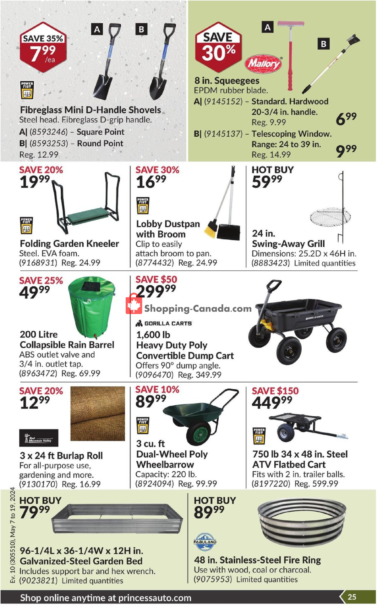 Princess Auto flyer from Tuesday May 7, 2024 to Sunday May 19, 2024 - page 30