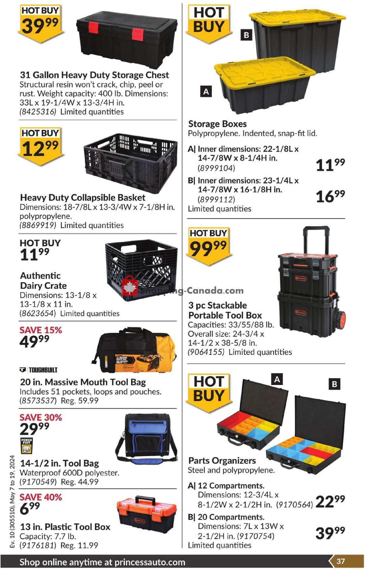 Princess Auto flyer from Tuesday May 7, 2024 to Sunday May 19, 2024 - page 42