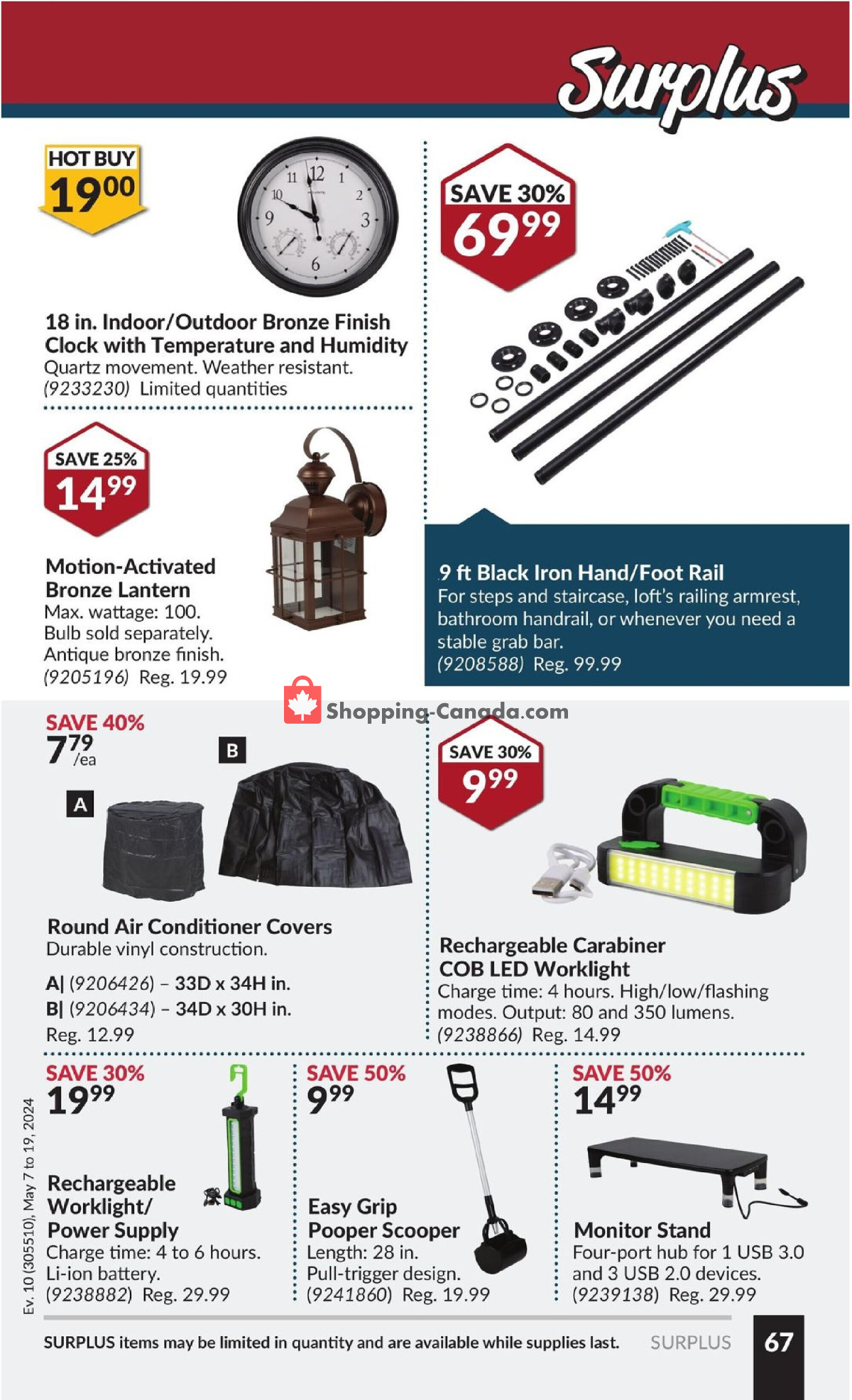 Princess Auto flyer from Tuesday May 7, 2024 to Sunday May 19, 2024 - page 72