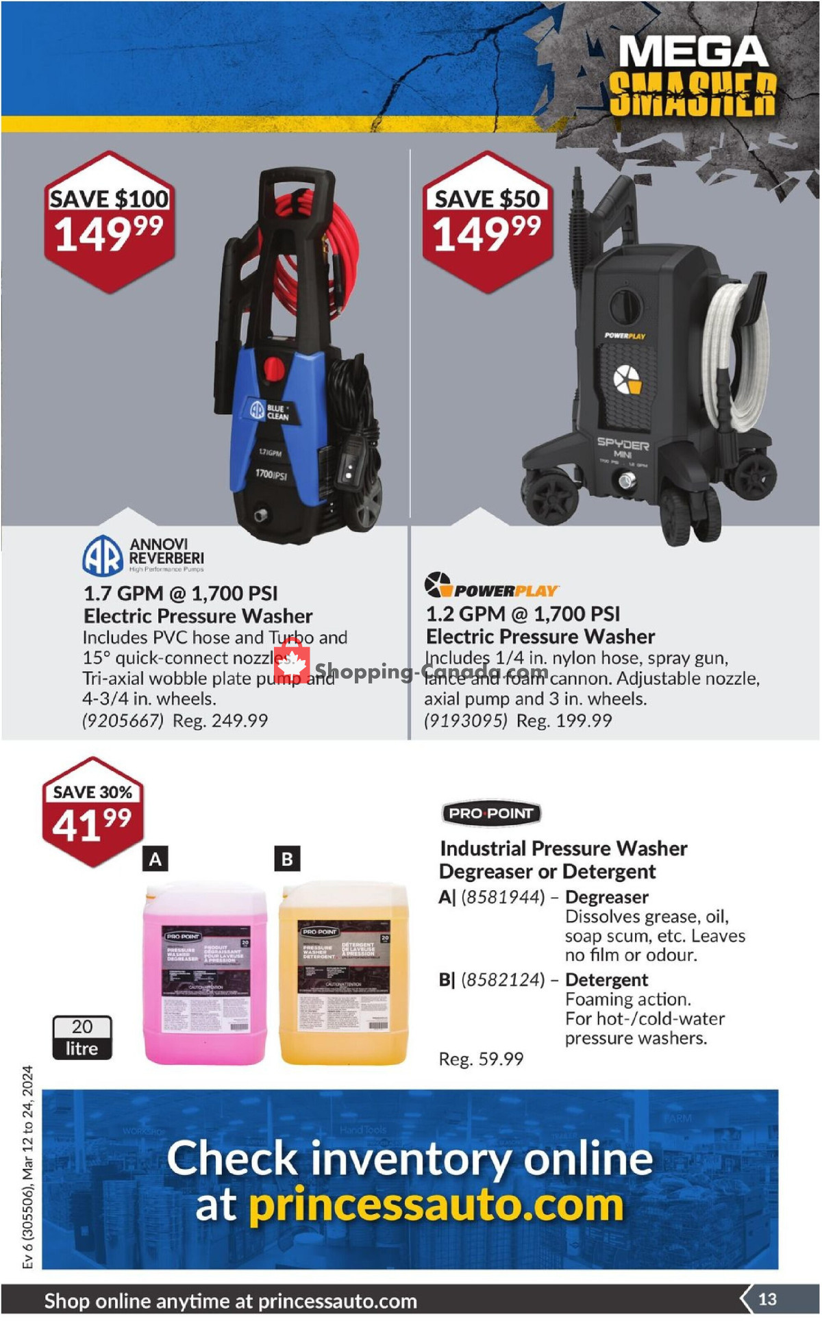 Princess Auto flyer from Tuesday March 12, 2024 to Sunday March 24, 2024 - page 19