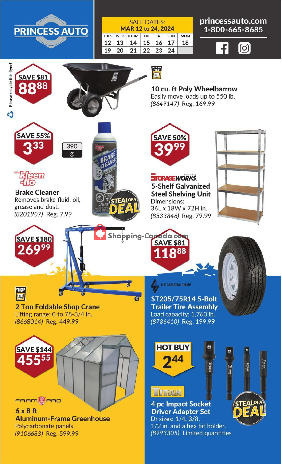 Princess Auto flyer from Tuesday March 12, 2024 to Sunday March 24, 2024 - page 2