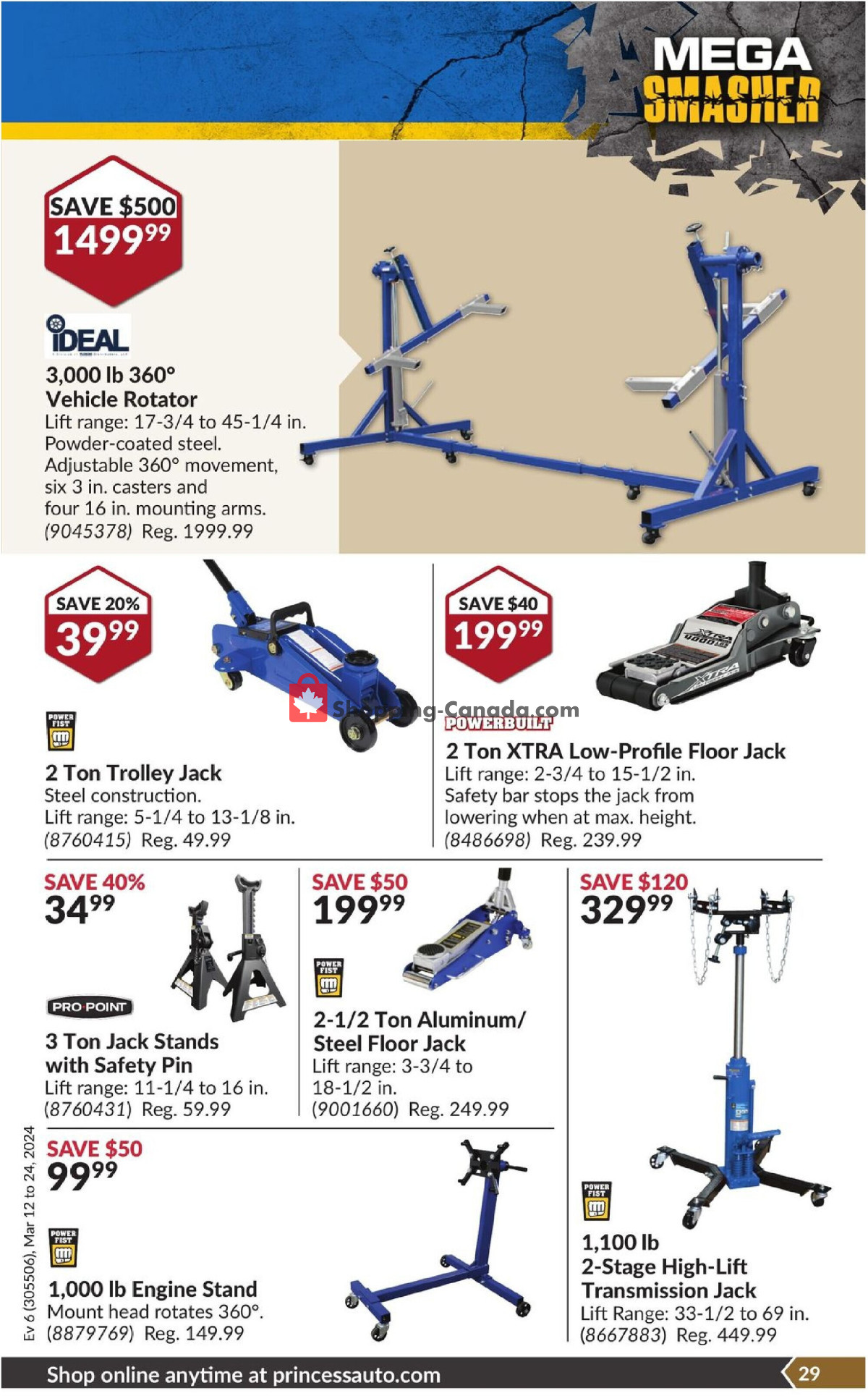 Princess Auto flyer from Tuesday March 12, 2024 to Sunday March 24, 2024 - page 35