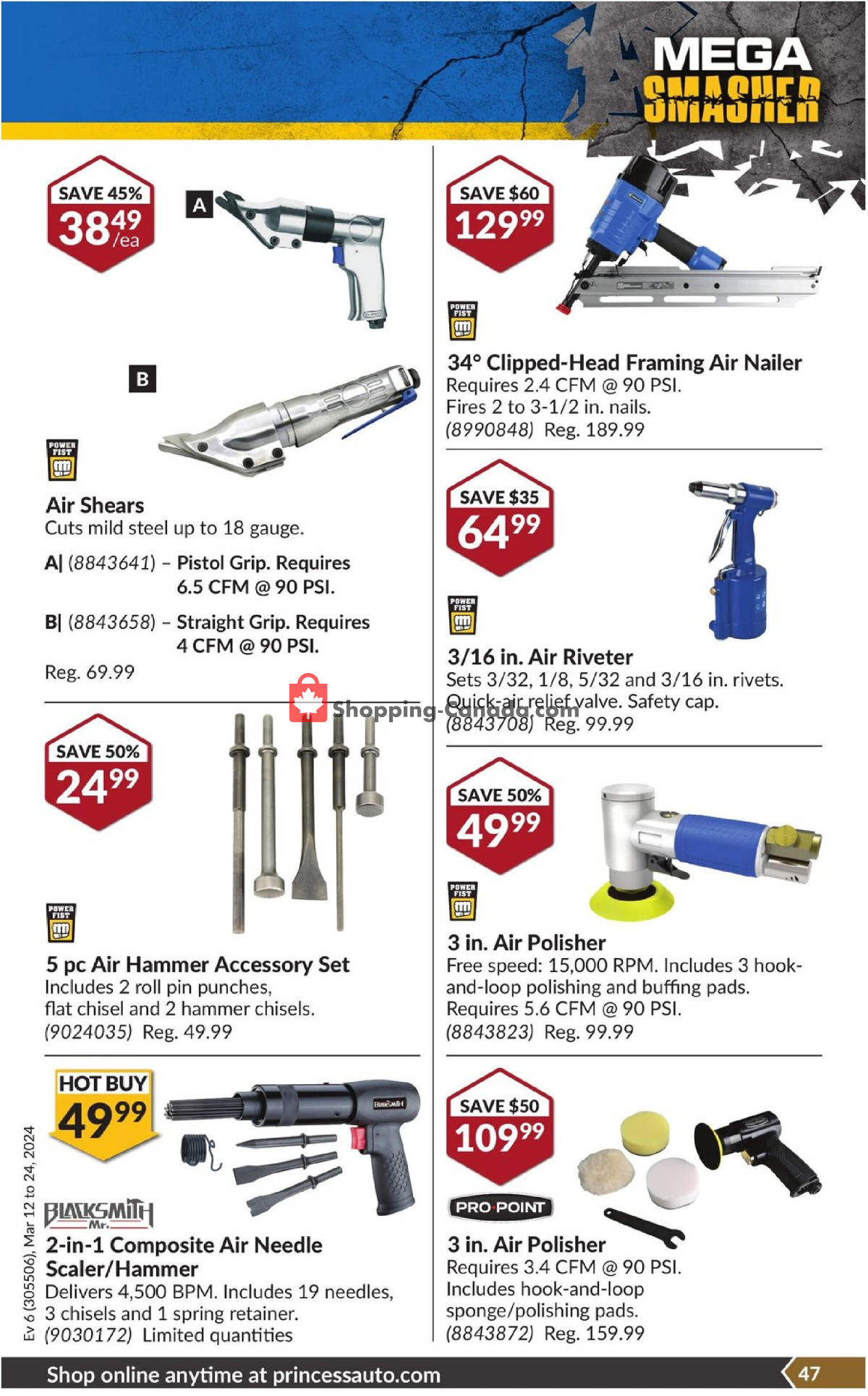 Princess Auto flyer from Tuesday March 12, 2024 to Sunday March 24, 2024 - page 53