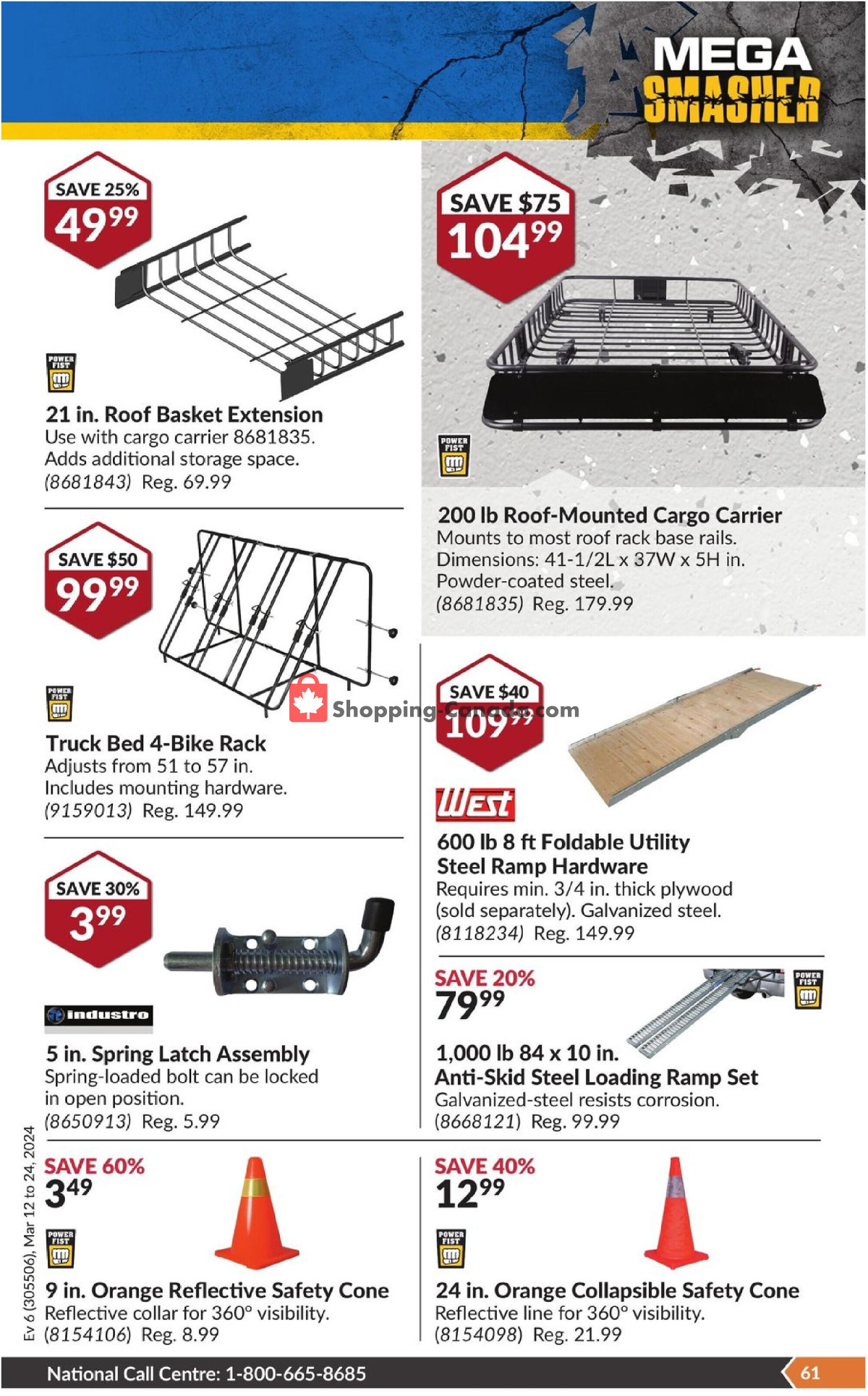 Princess Auto flyer from Tuesday March 12, 2024 to Sunday March 24, 2024 - page 67