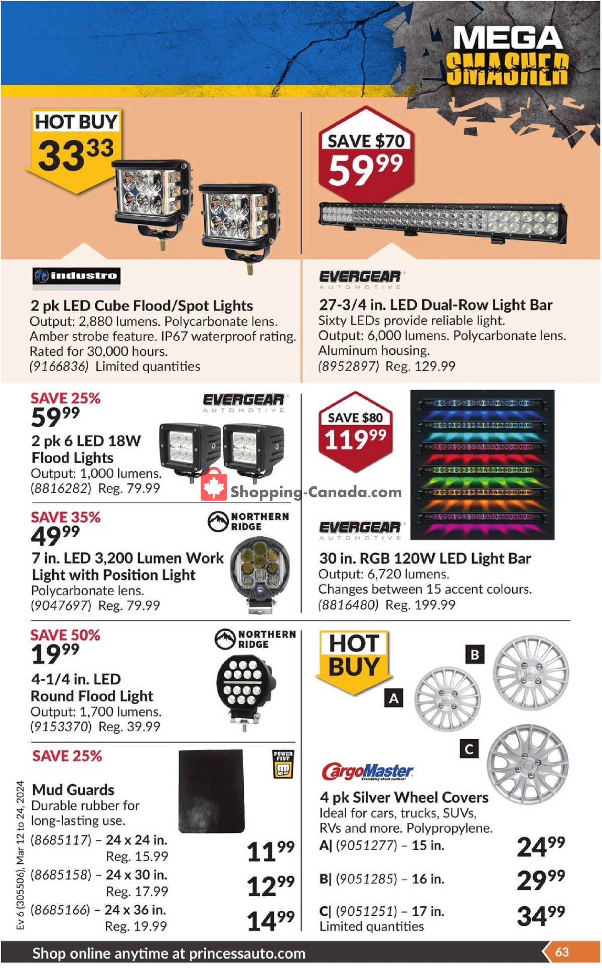 Princess Auto flyer from Tuesday March 12, 2024 to Sunday March 24, 2024 - page 69
