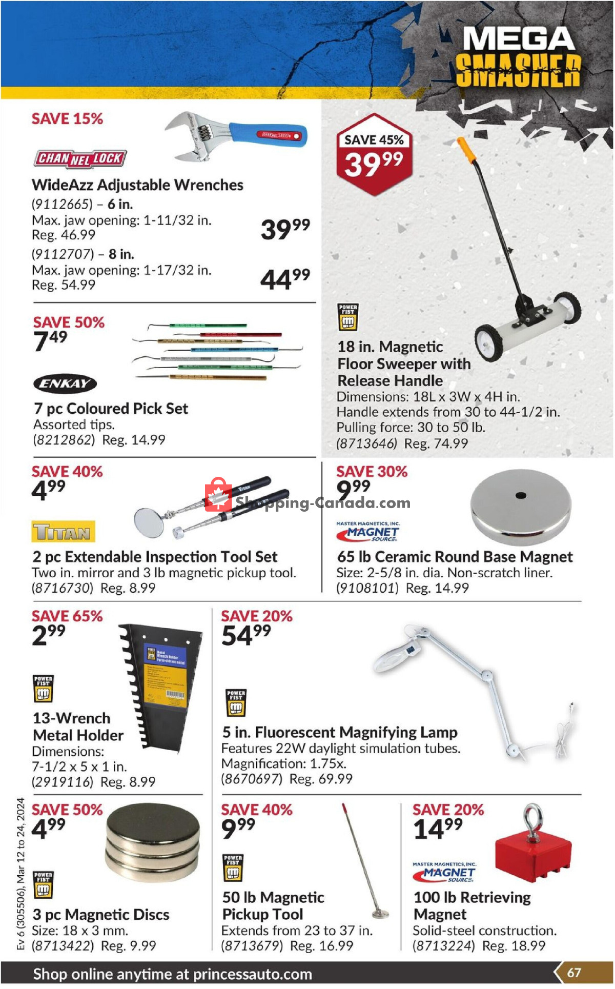 Princess Auto flyer from Tuesday March 12, 2024 to Sunday March 24, 2024 - page 73