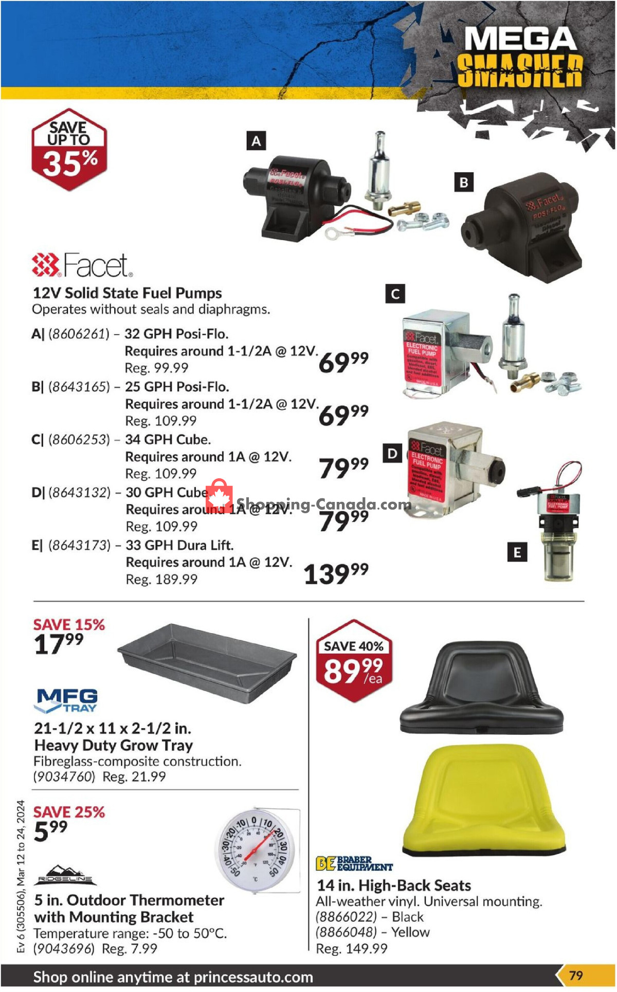 Princess Auto flyer from Tuesday March 12, 2024 to Sunday March 24, 2024 - page 85