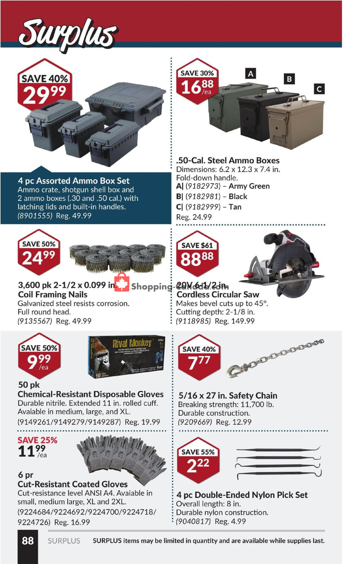 Princess Auto flyer from Tuesday March 12, 2024 to Sunday March 24, 2024 - page 94