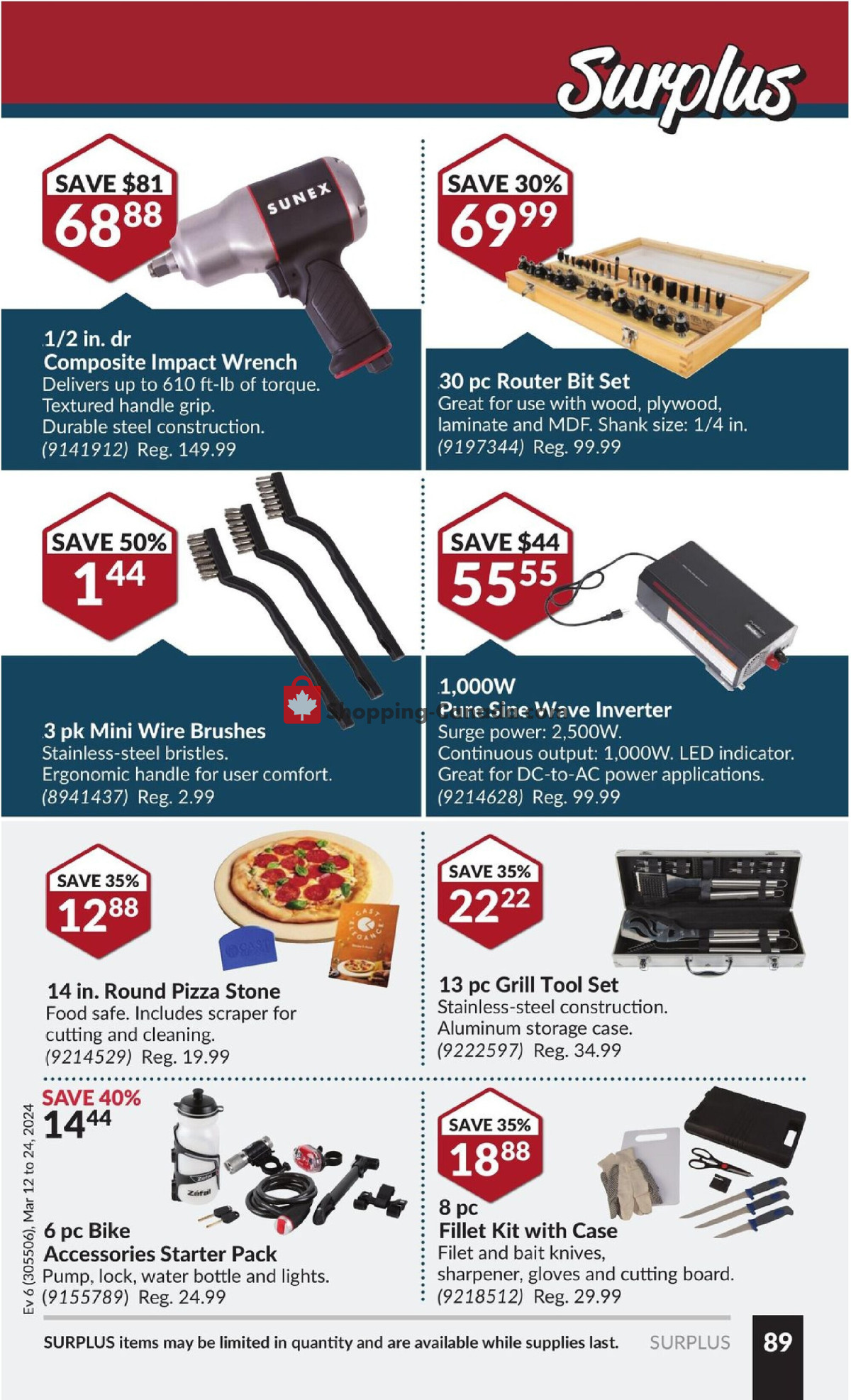 Princess Auto flyer from Tuesday March 12, 2024 to Sunday March 24, 2024 - page 95