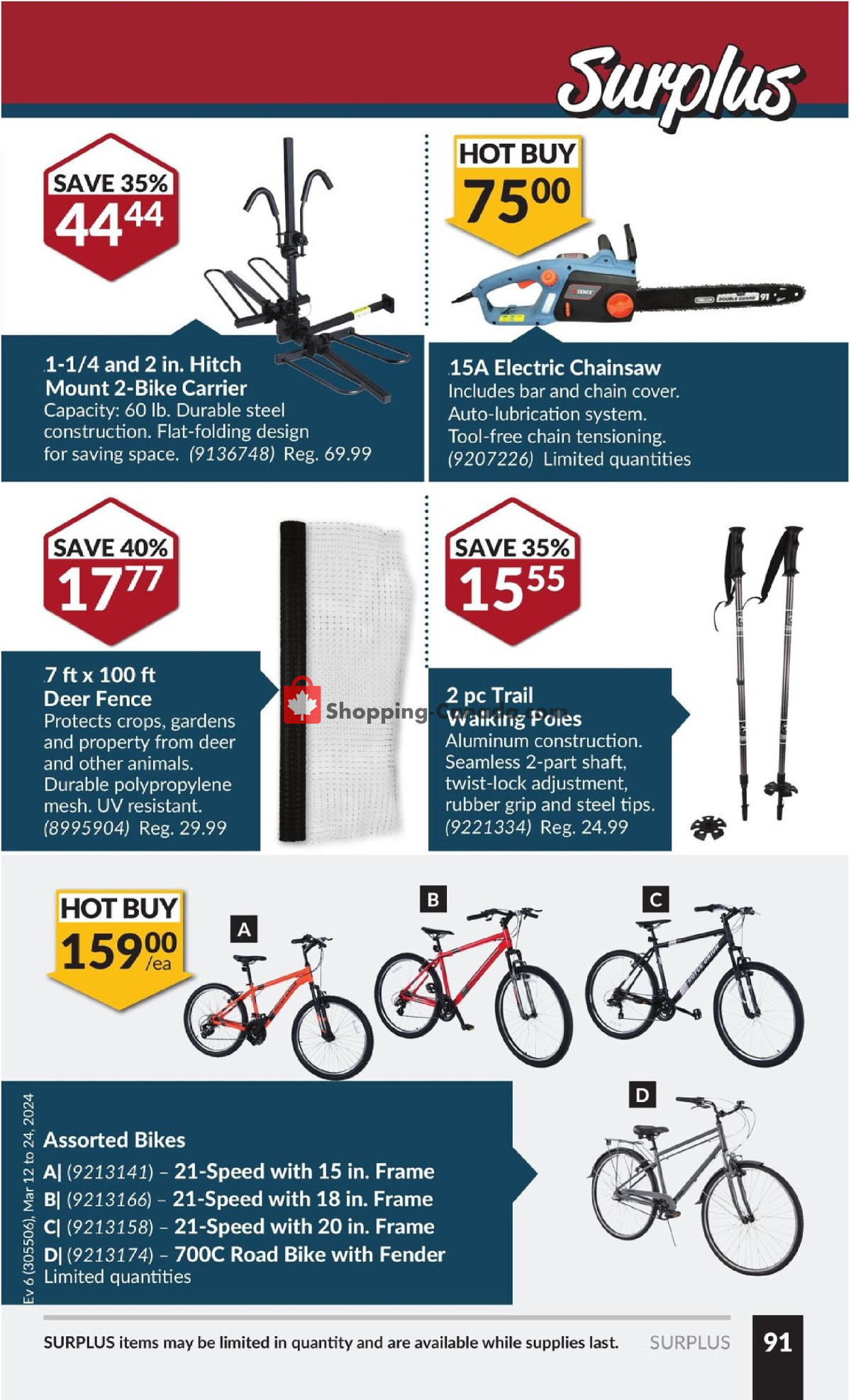 Princess Auto flyer from Tuesday March 12, 2024 to Sunday March 24, 2024 - page 97