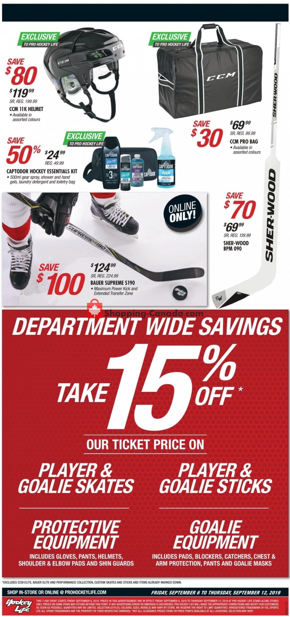 Pro Hockey Life flyer from Friday September 6, 2019 to Thursday September 12, 2019 - page 3