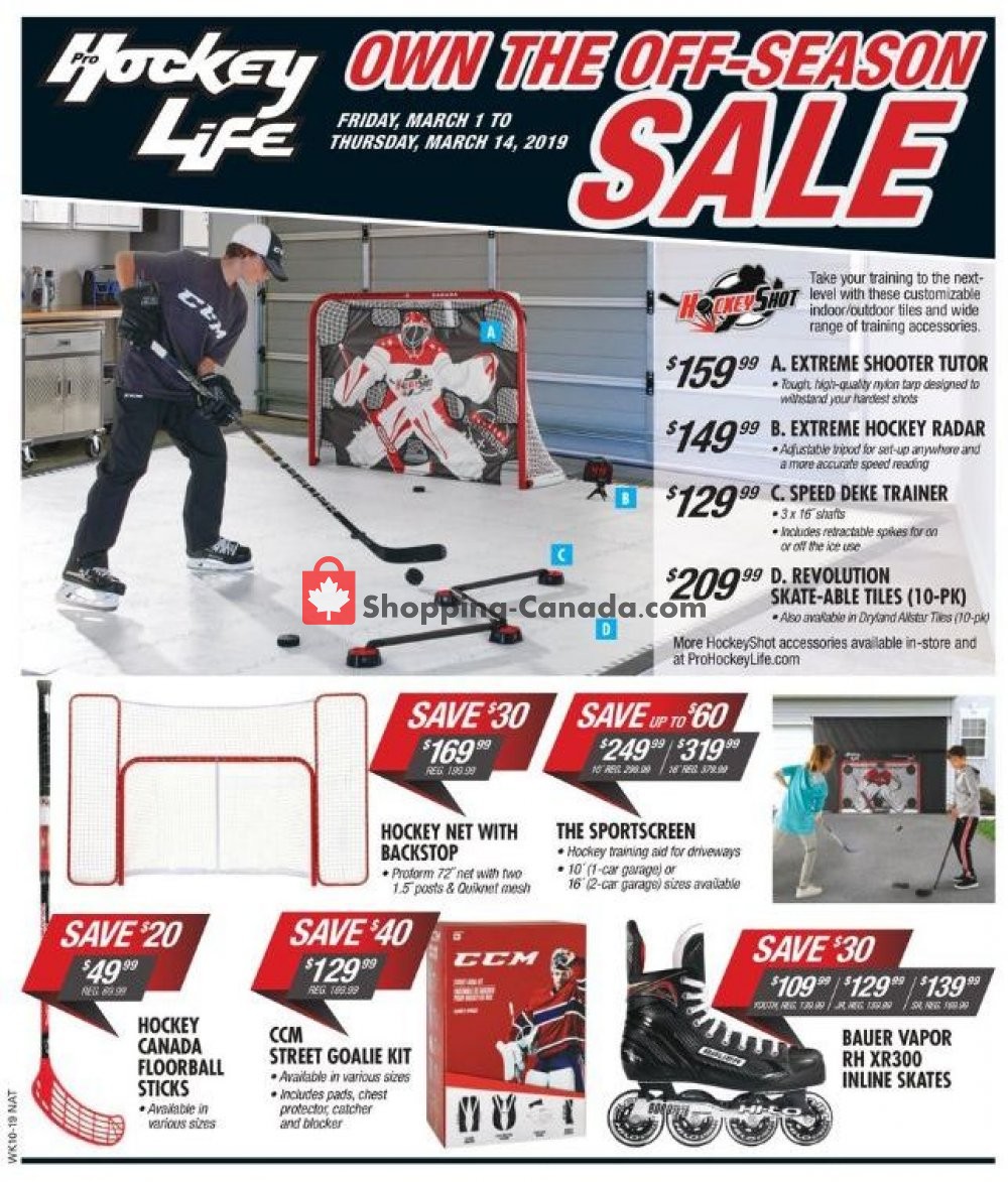 Pro Hockey Life flyer from Friday March 1, 2019 to Thursday March 14, 2019 - page 1