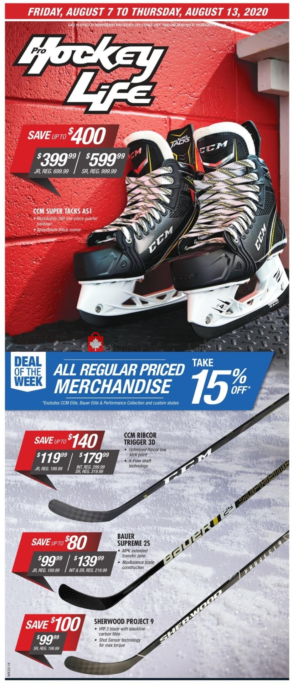 Pro Hockey Life flyer from Friday August 7, 2020 to Thursday August 13, 2020 - page 1