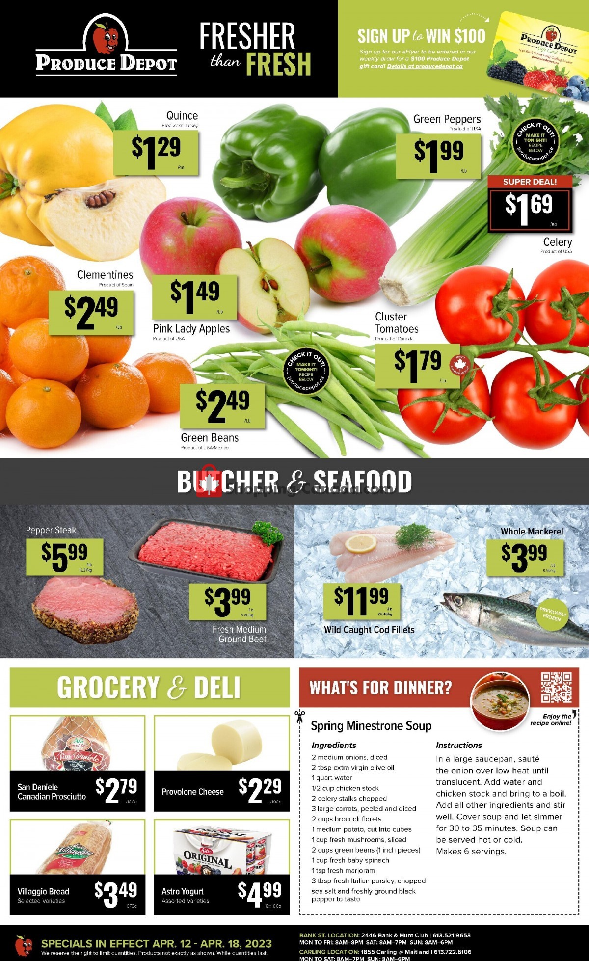 Produce Depot Canada, flyer (Fresher Than Fresh) April 12 April 18, 2023 Shopping Canada