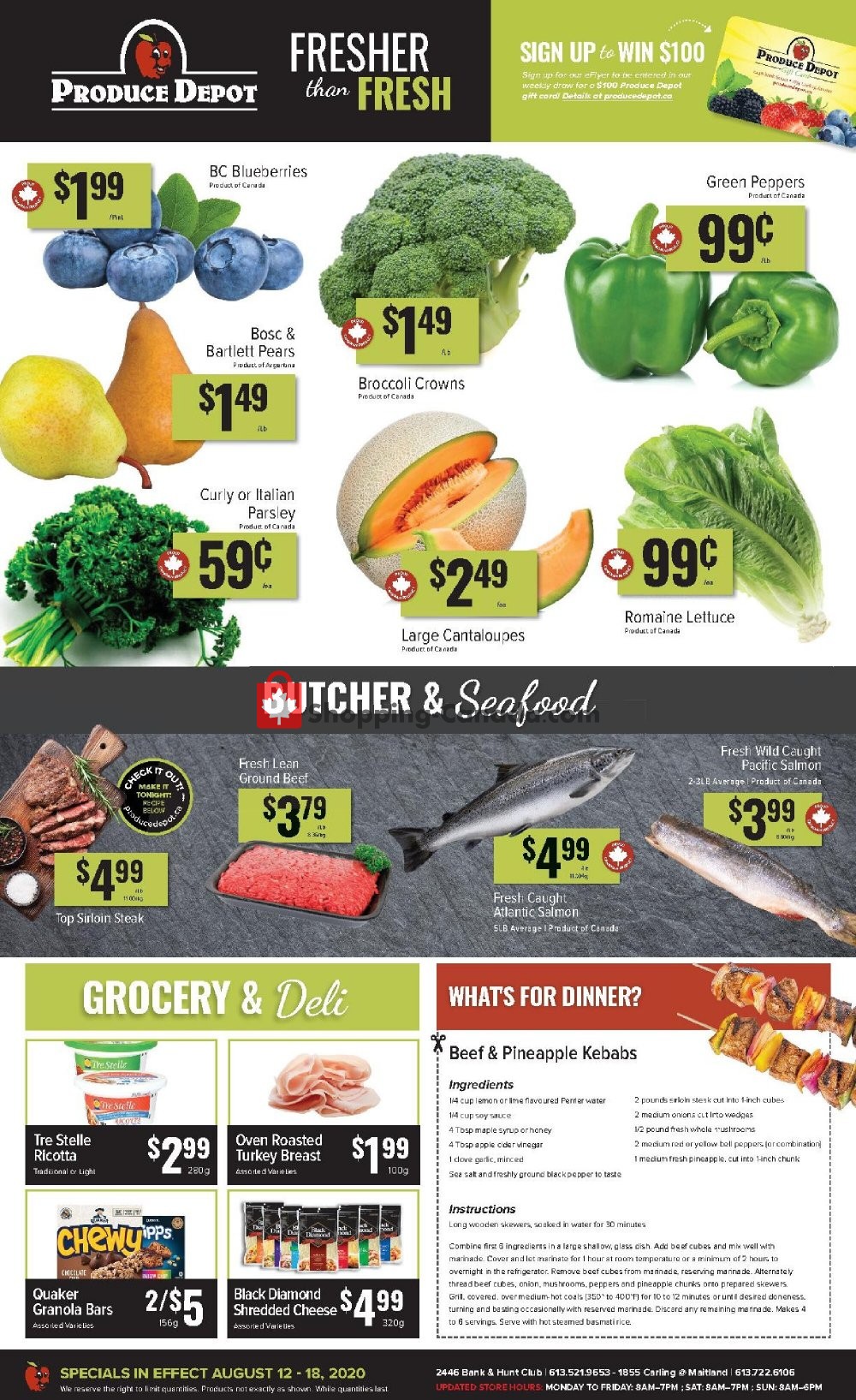 Produce Depot Canada, flyer (Fresher Than Fresh) August 12 August 18, 2020 Shopping Canada