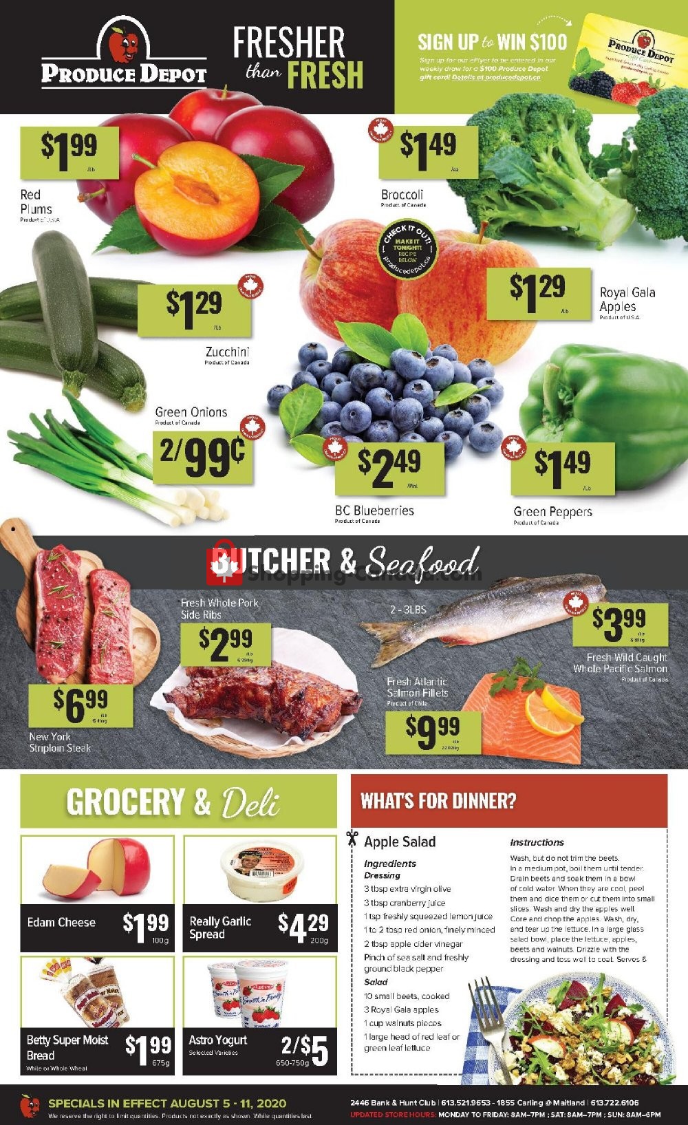 Produce Depot flyer from Wednesday August 5, 2020 to Tuesday August 11, 2020 - page 1