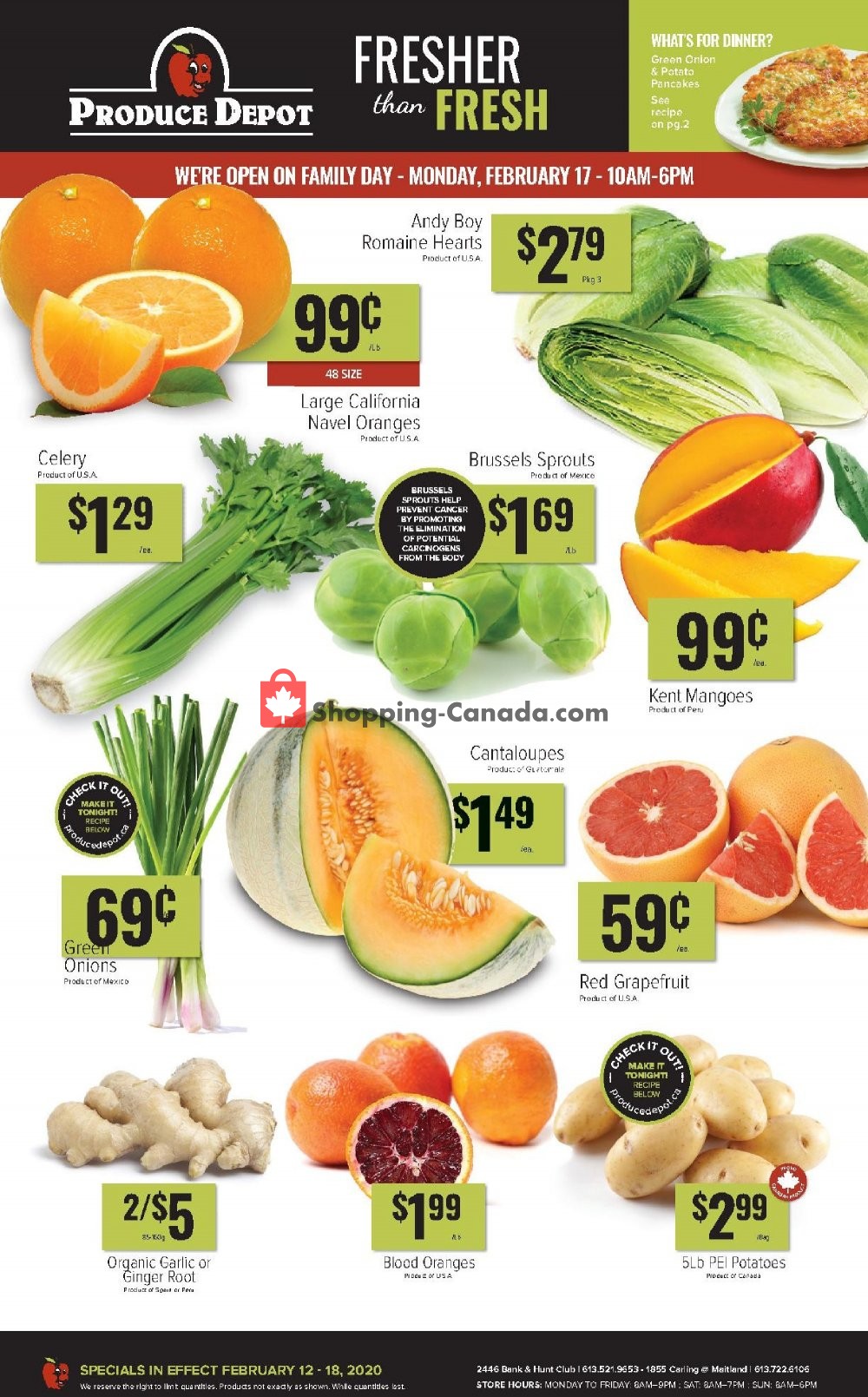 Produce Depot Canada, flyer (Fresher Than Fresh) February 12