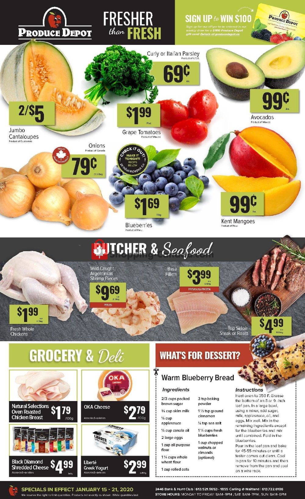 Produce Depot flyer from Wednesday January 15, 2020 to Tuesday January 21, 2020 - page 1