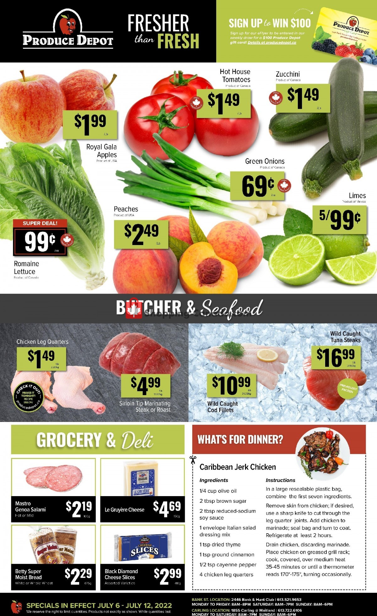 Produce Depot Canada, flyer (Fresher Than Fresh) July 6 July 12